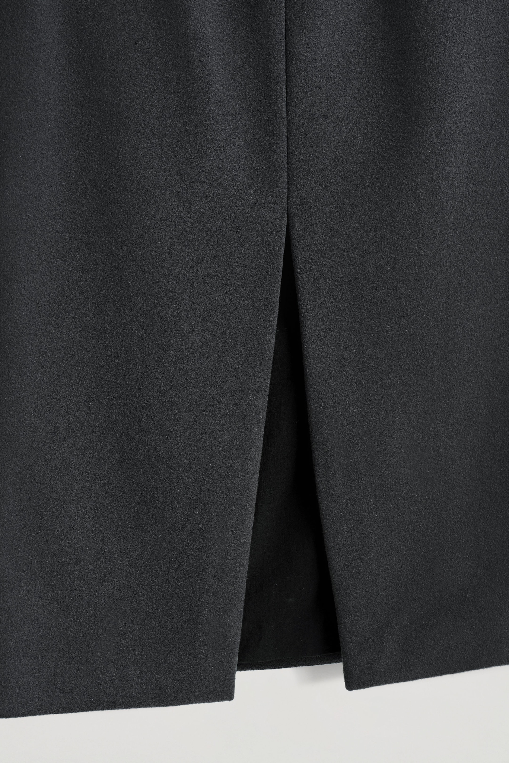 WOOL-ZIBELINE PENCIL SKIRT