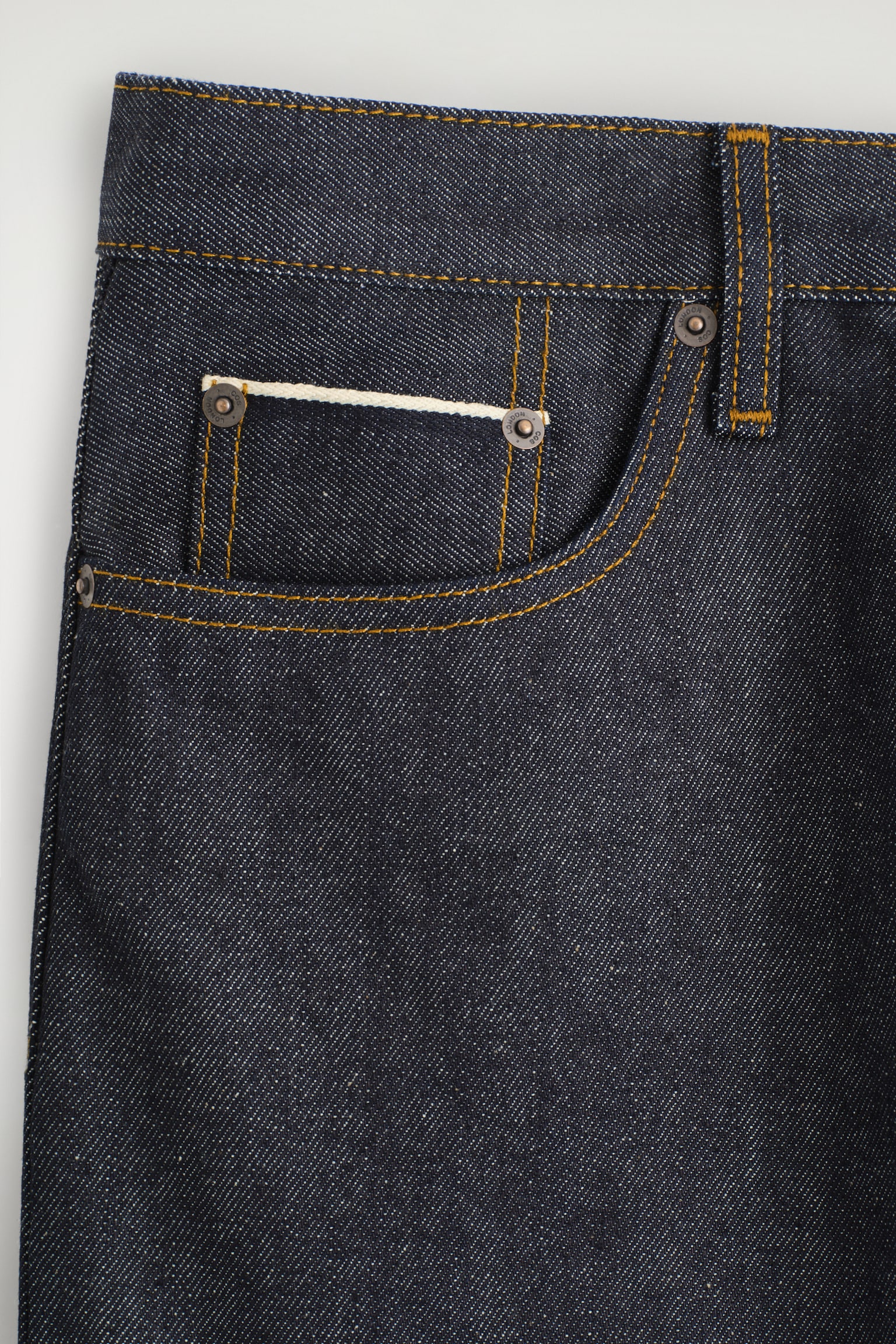 ג'ינס ריידר רו סלבאג' עם רגל ישרה - אינדיגו גולמי - 7