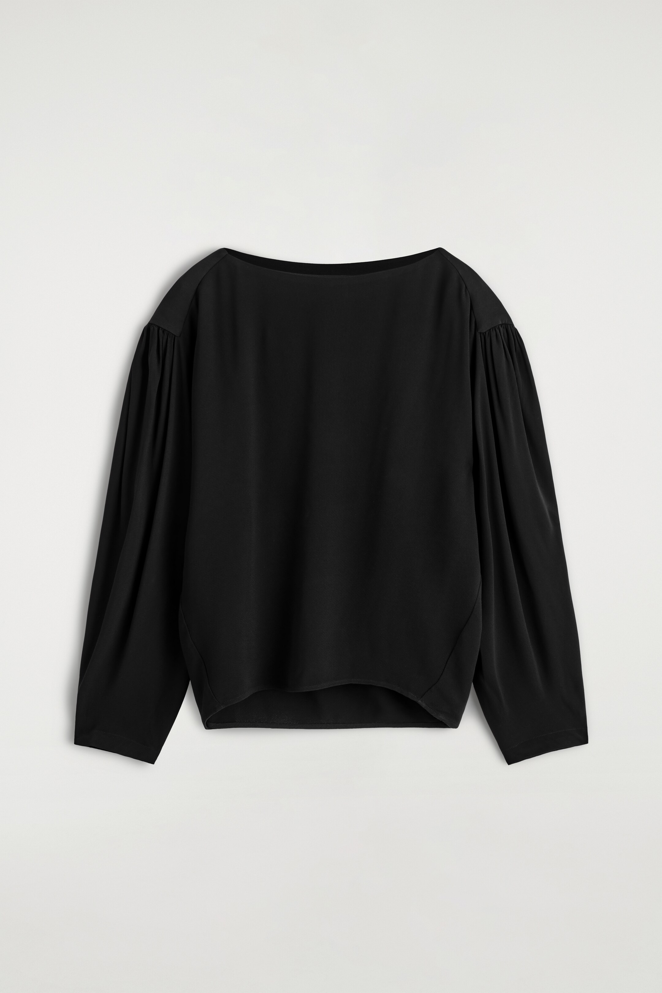 Grotere afbeelding bekijken: VOLUMINOUS CONTRAST-PANEL BLOUSE - ZWART - DAMES | H&M BE 6
