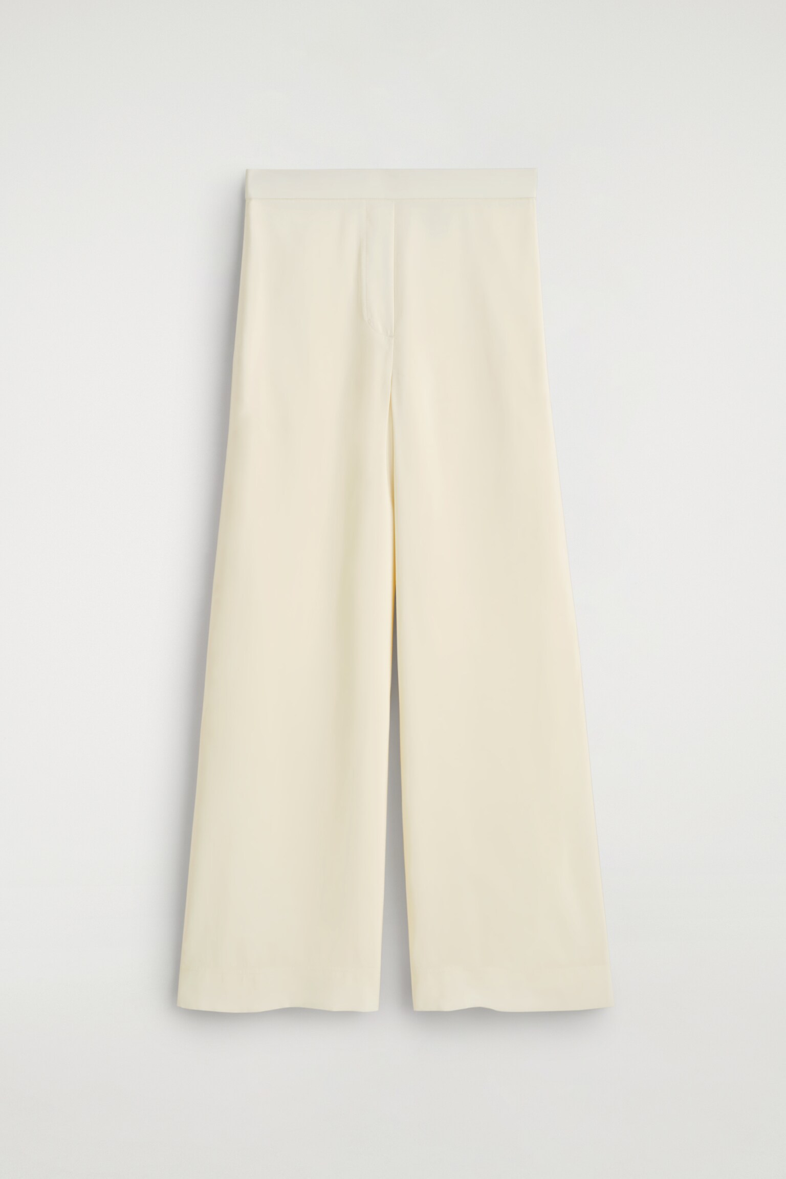 PANTALON LARGE TAILLE ÉLASTIQUÉE - ÉCRU - 2