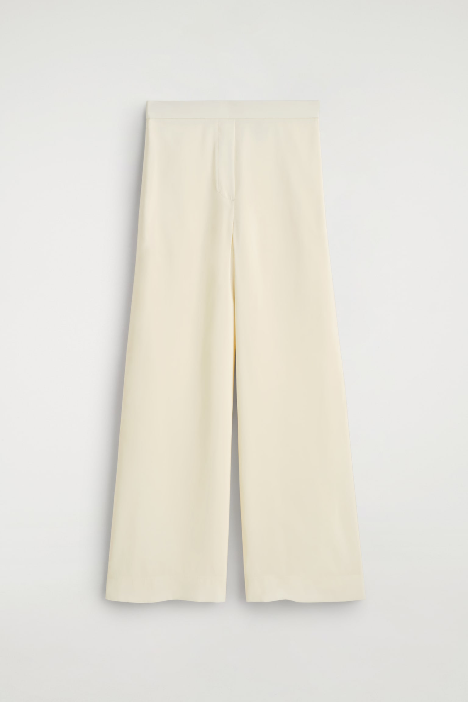 PANTALON LARGE TAILLE ÉLASTIQUÉE - ÉCRU - 2