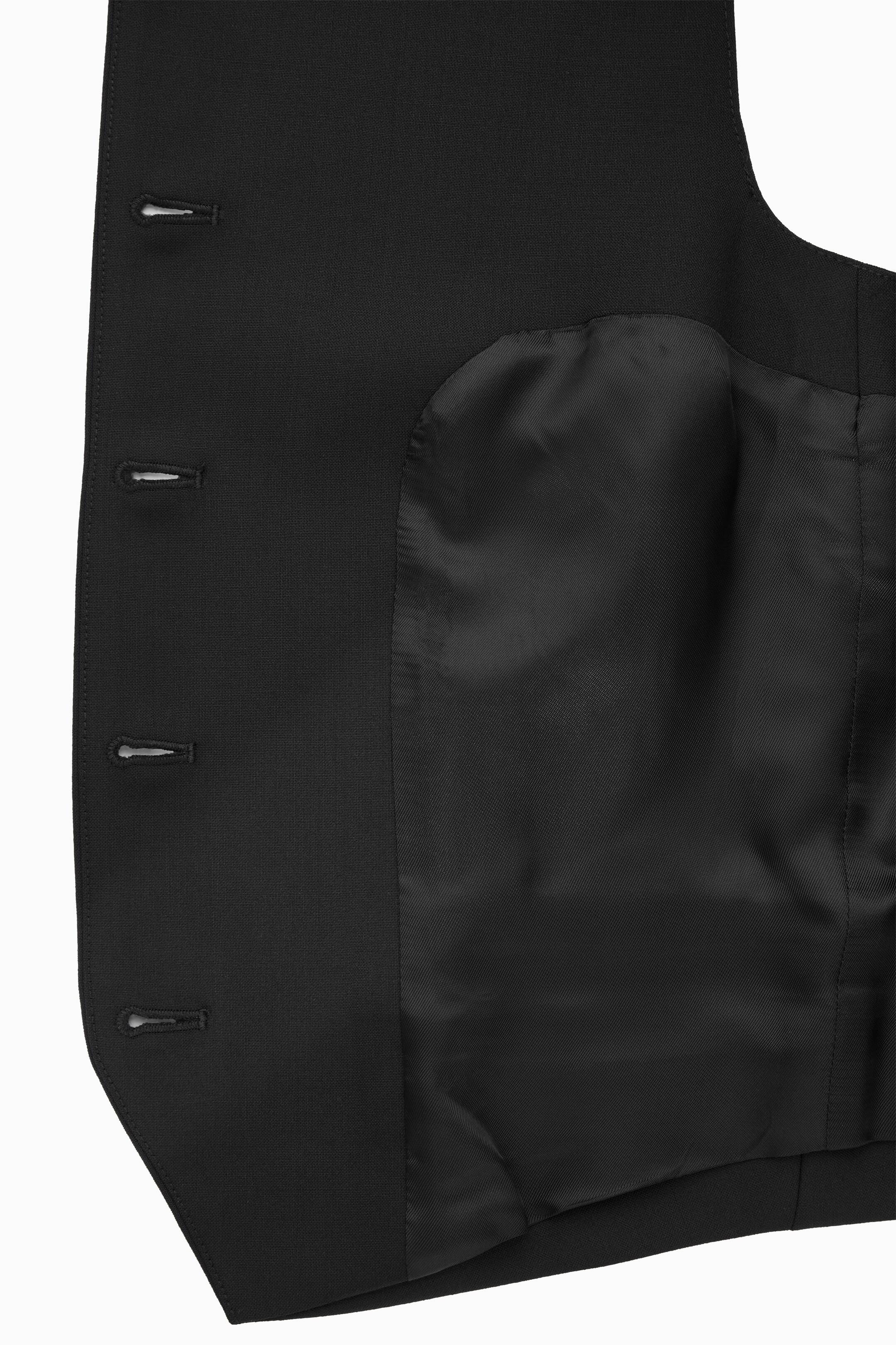 Grösseres Bild ansehen: ASYMMETRISCHE ELEGANTE WESTE AUS WOLLE - SCHWARZ - DAMEN | H&M CH 2