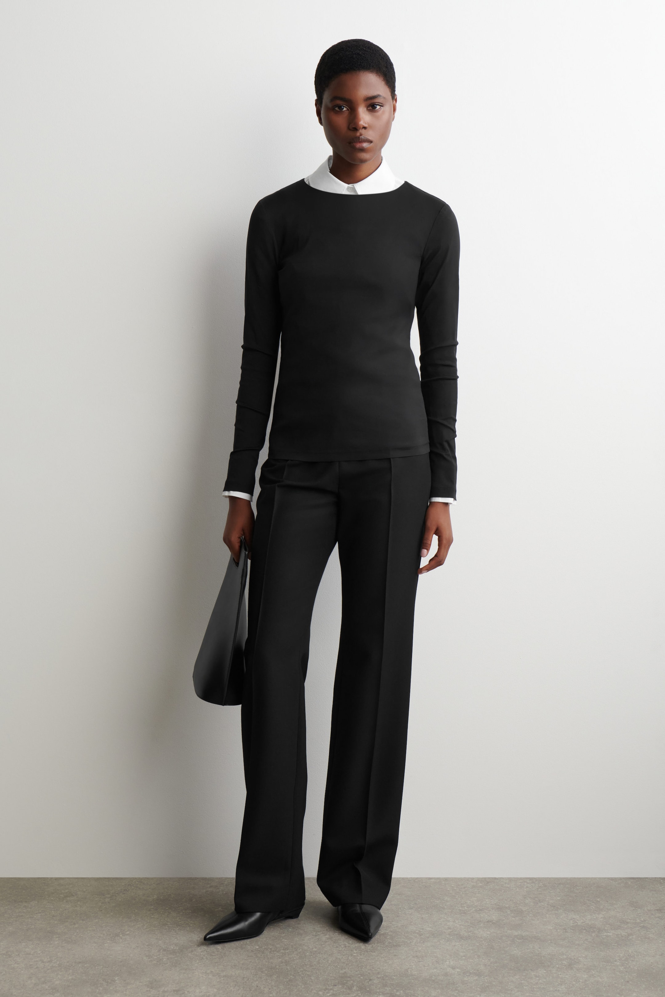 COTTON LONG-SLEEVED TOP