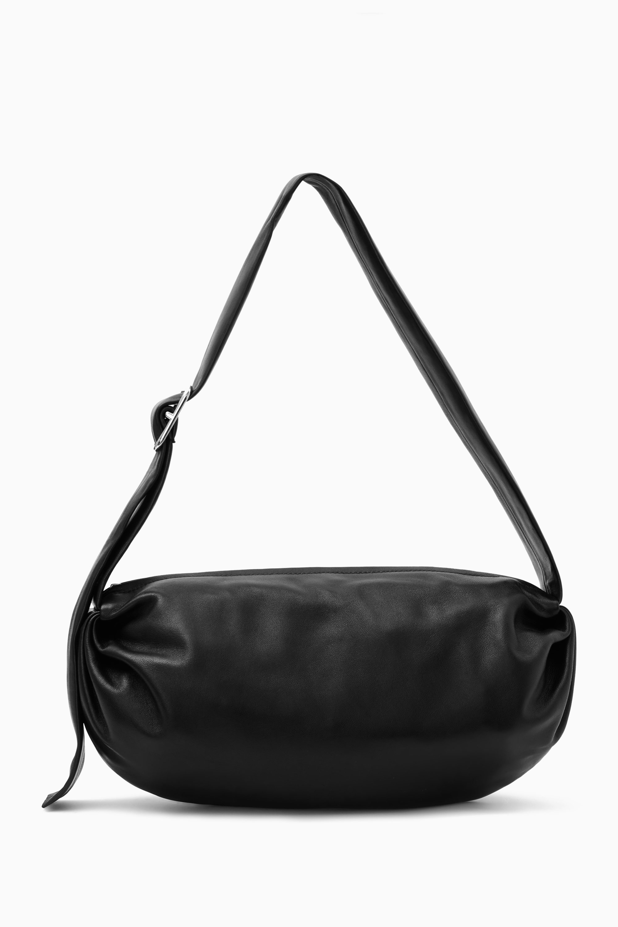 GATHERED CROSSBODY - LEATHER - BLACK | COS US