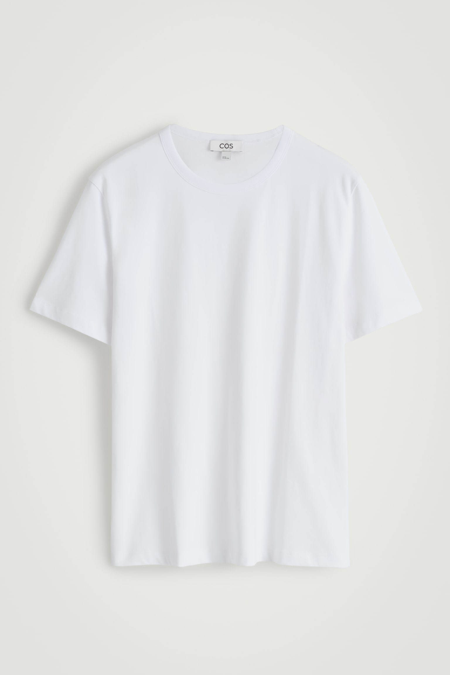 T-SHIRT EN COTON BROSSÉ - BLANC/BEIGE/BLEU MARINE/BORDEAUX/NOIR/TAUPE FONCÉ/TAUPE - 2