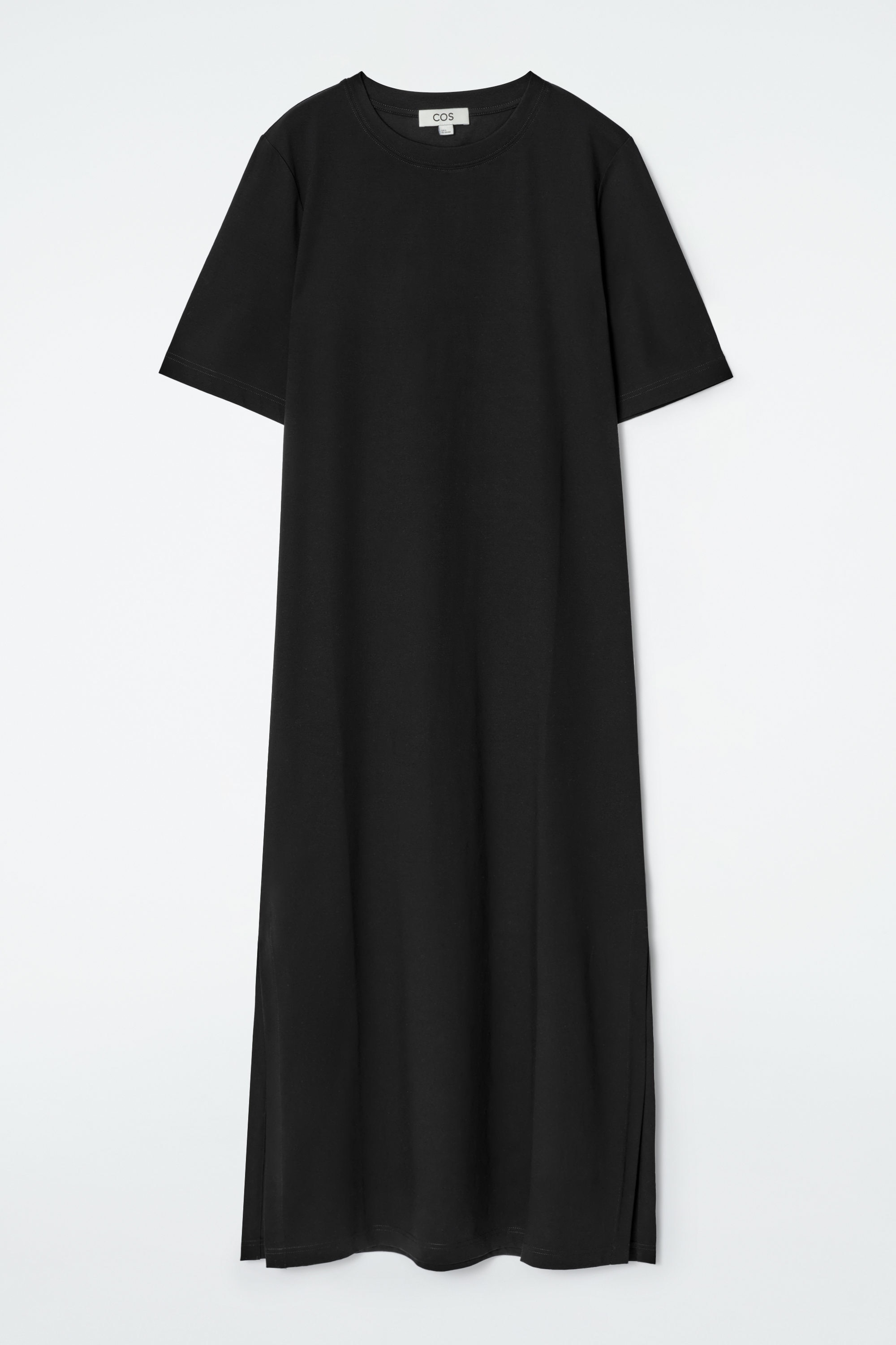 OVERSIZED V-NECK JUMPSUIT - BLACK | COS