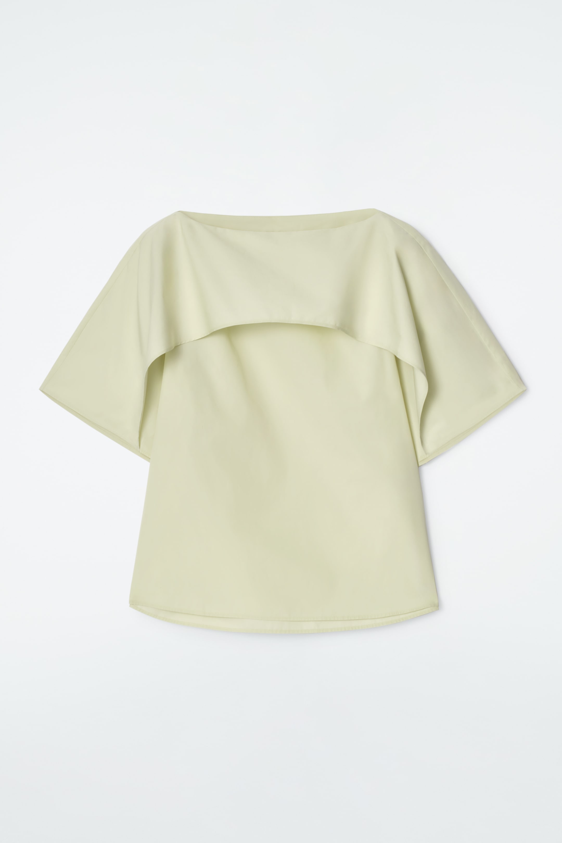 Visualizza immagine più grande: TOP DRAPPEGGIATO IN COTONE - VERDE CHIARO - DONNA | H&M IT 4