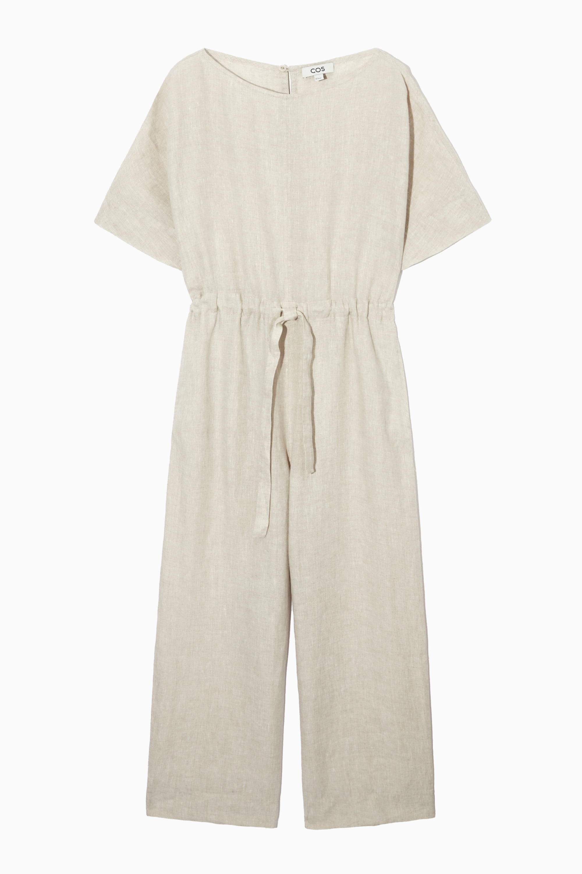 【関税・送料込み】SAINT LAURENT JUMPSUITS BEIGE COTTON Saint Laurent Strapless Jumpsuit in Cotton Gabardine | Saks
