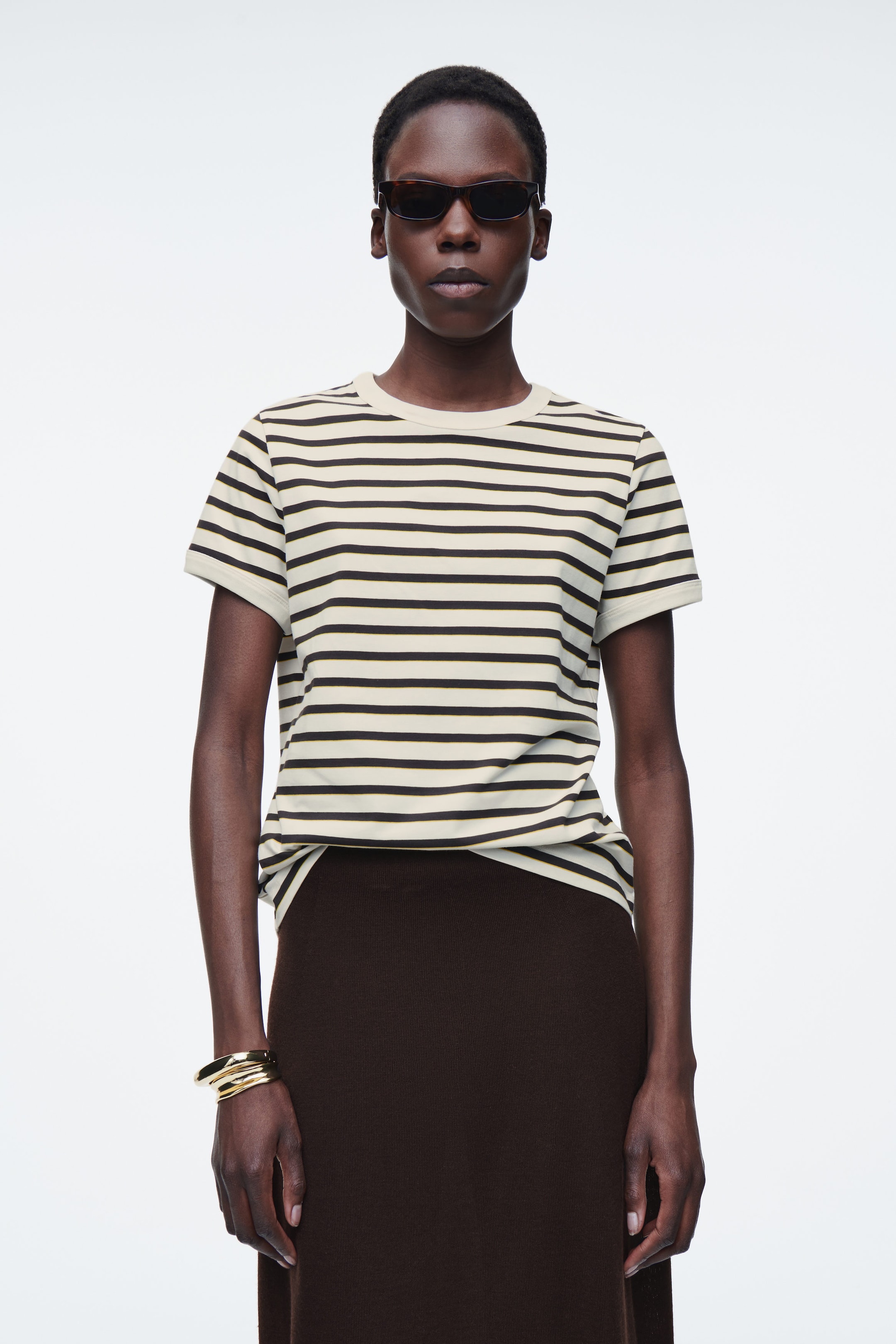 SHRUNKEN RINGER T-SHIRT