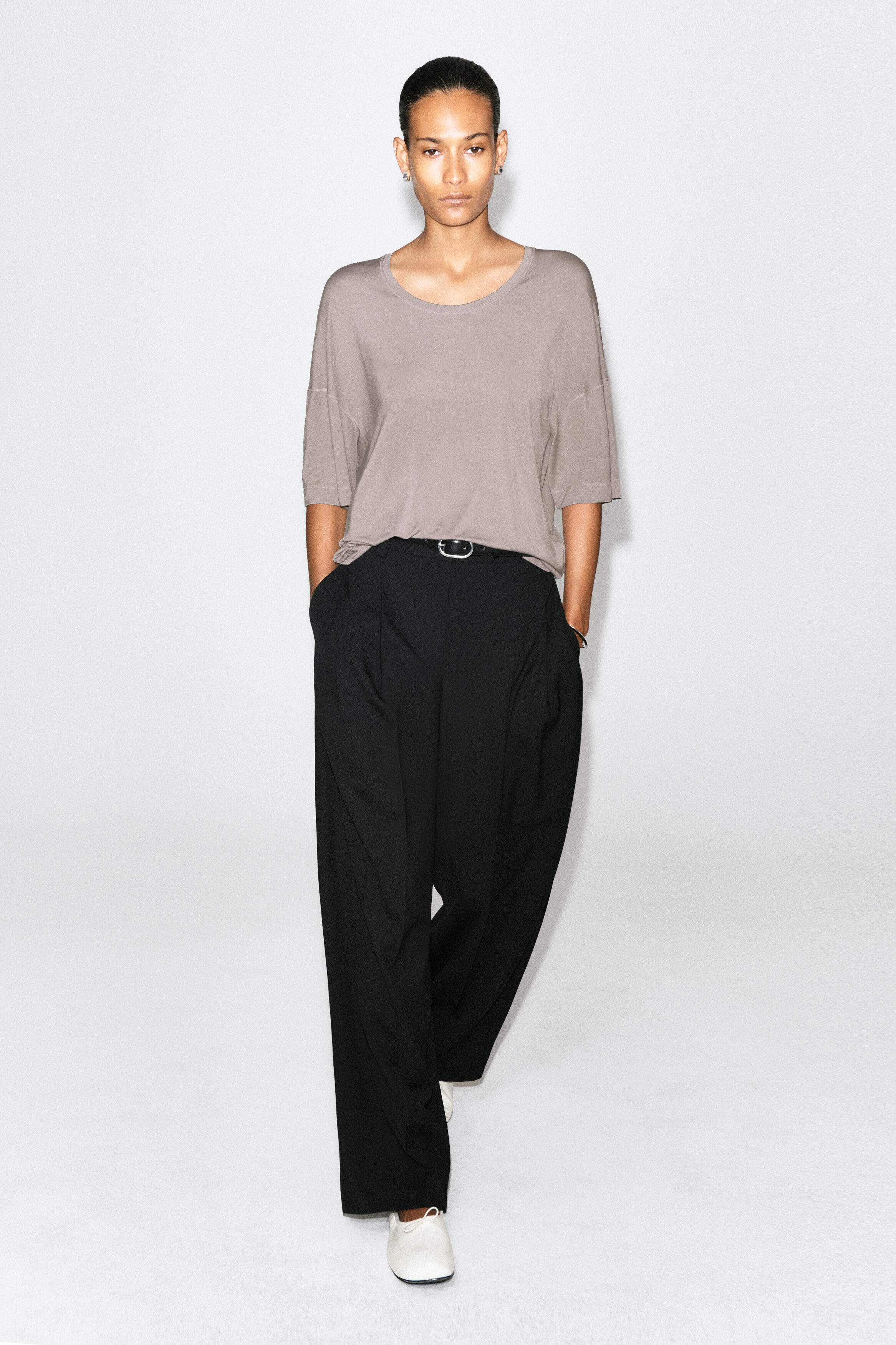 FLUID MODAL SCOOP-NECK T-SHIRT - thumbnail 2