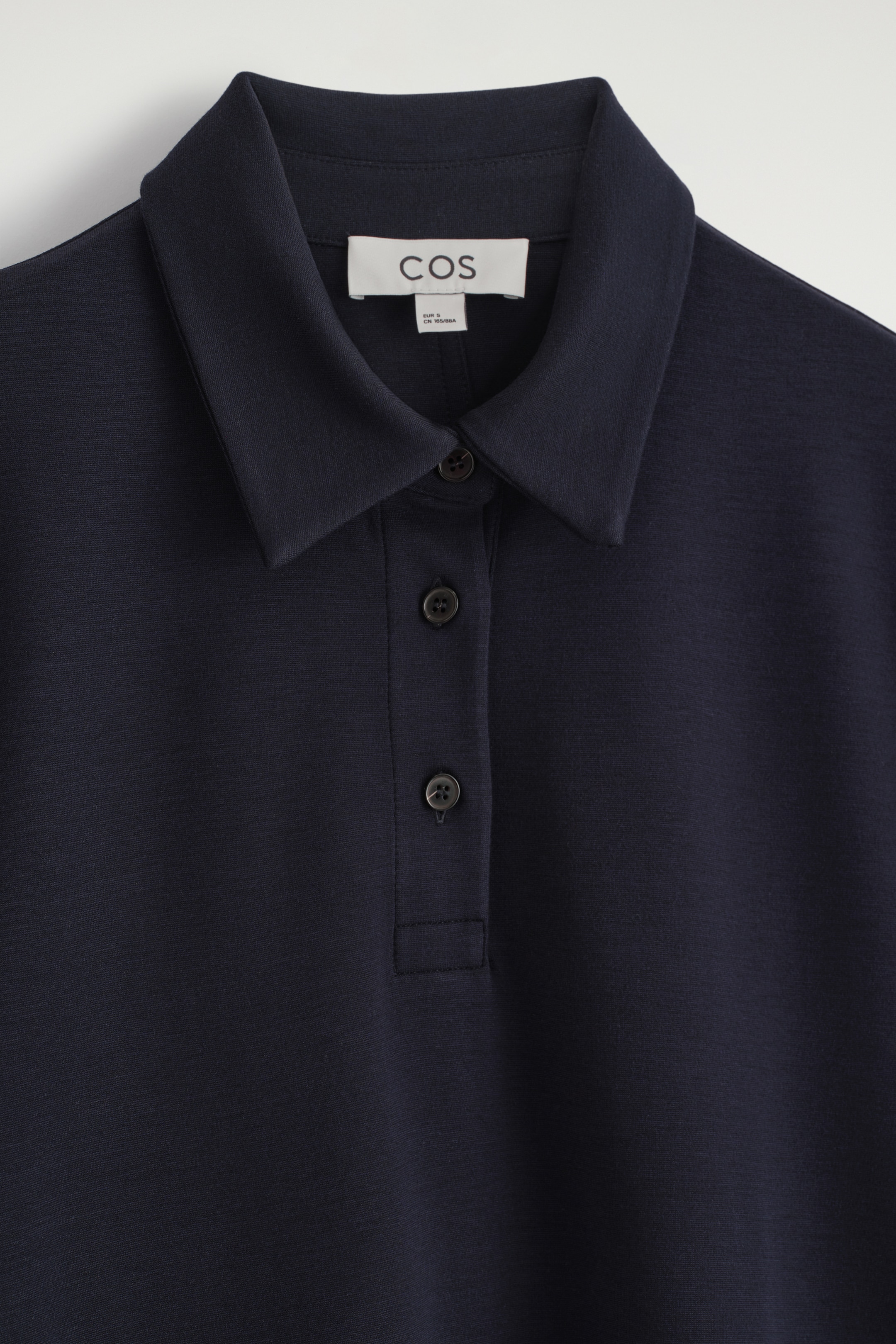 Agrandir l'image: ROBE COURTE FAÇON POLO EN JERSEY - BLEU MARINE - FEMME | H&M FR 7
