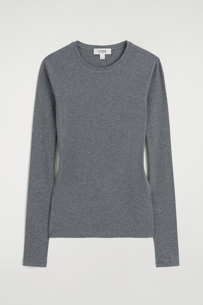 Cotton Long-Sleeved Top