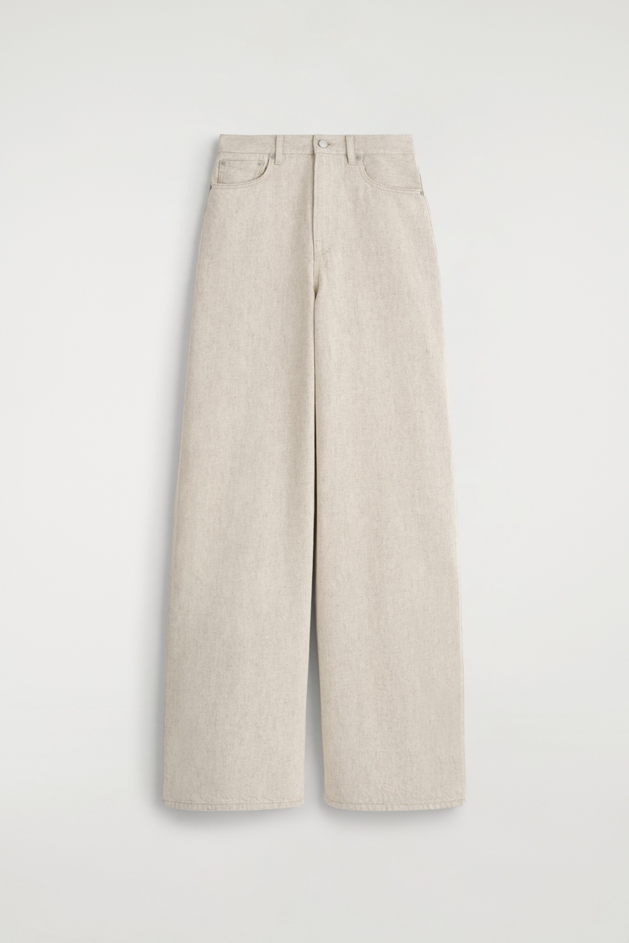 Visualizza immagine più grande: JEANS DIAL A GAMBA LARGA - BEIGE CHIARO - DONNA | H&M IT 5