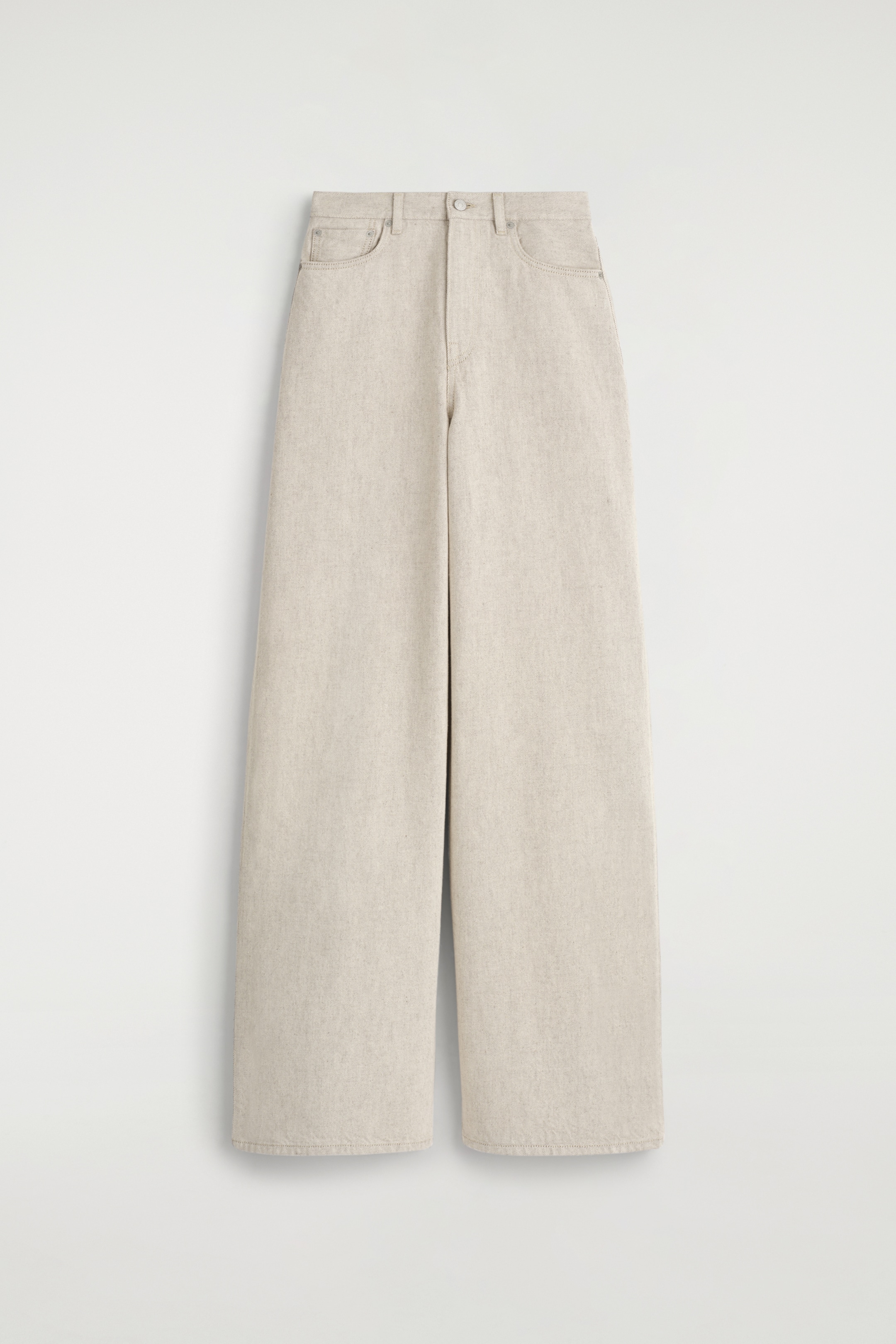 Ver imagem maior: JEANS DIAL DE PERNA LARGA - BEGE CLARO - SENHORA | H&M PT 5