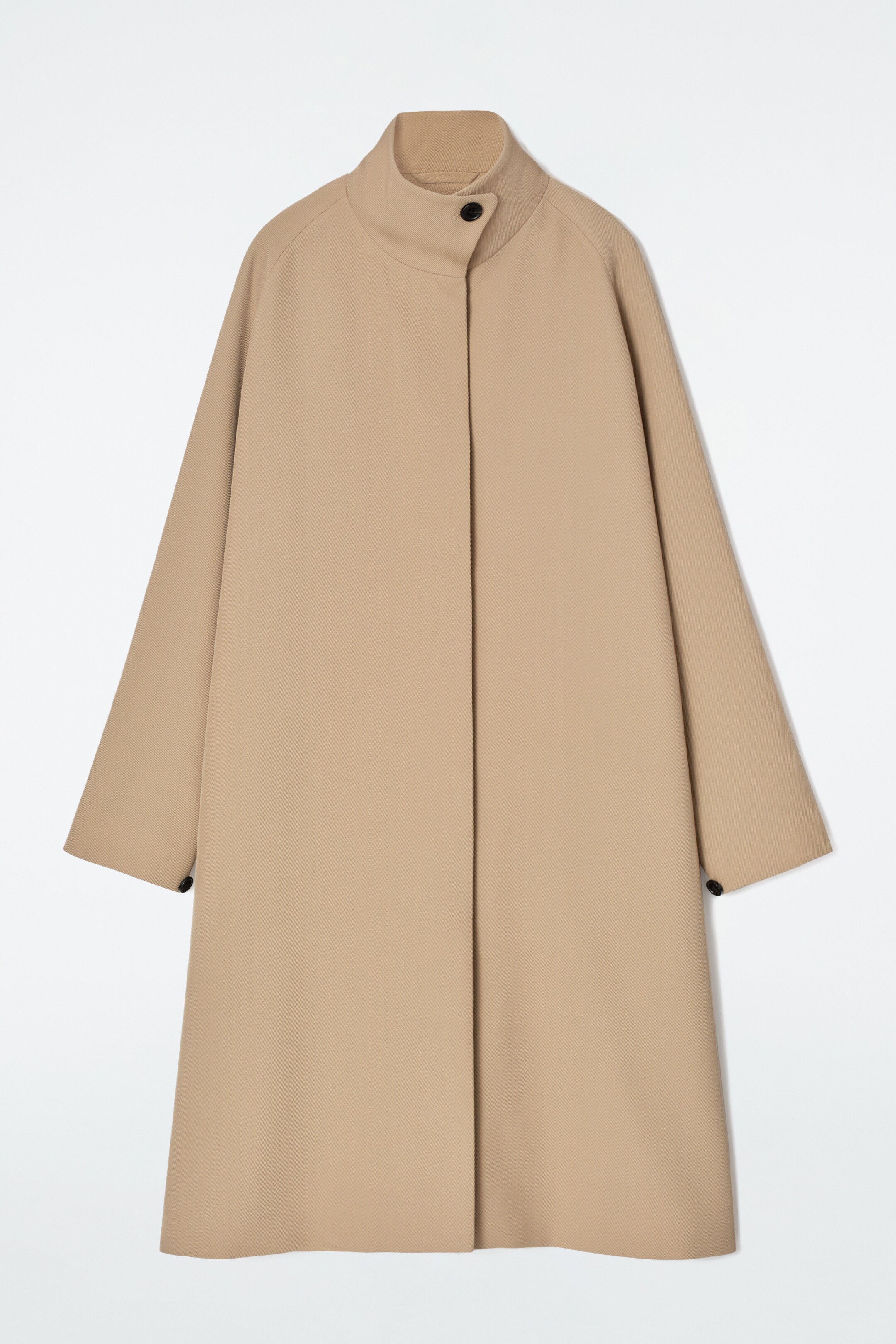 Ver imagen más grande: ABRIGO DE MEZCLA DE LANA TRAPEZOIDAL - BEIGE - MUJER | H&M ES 7