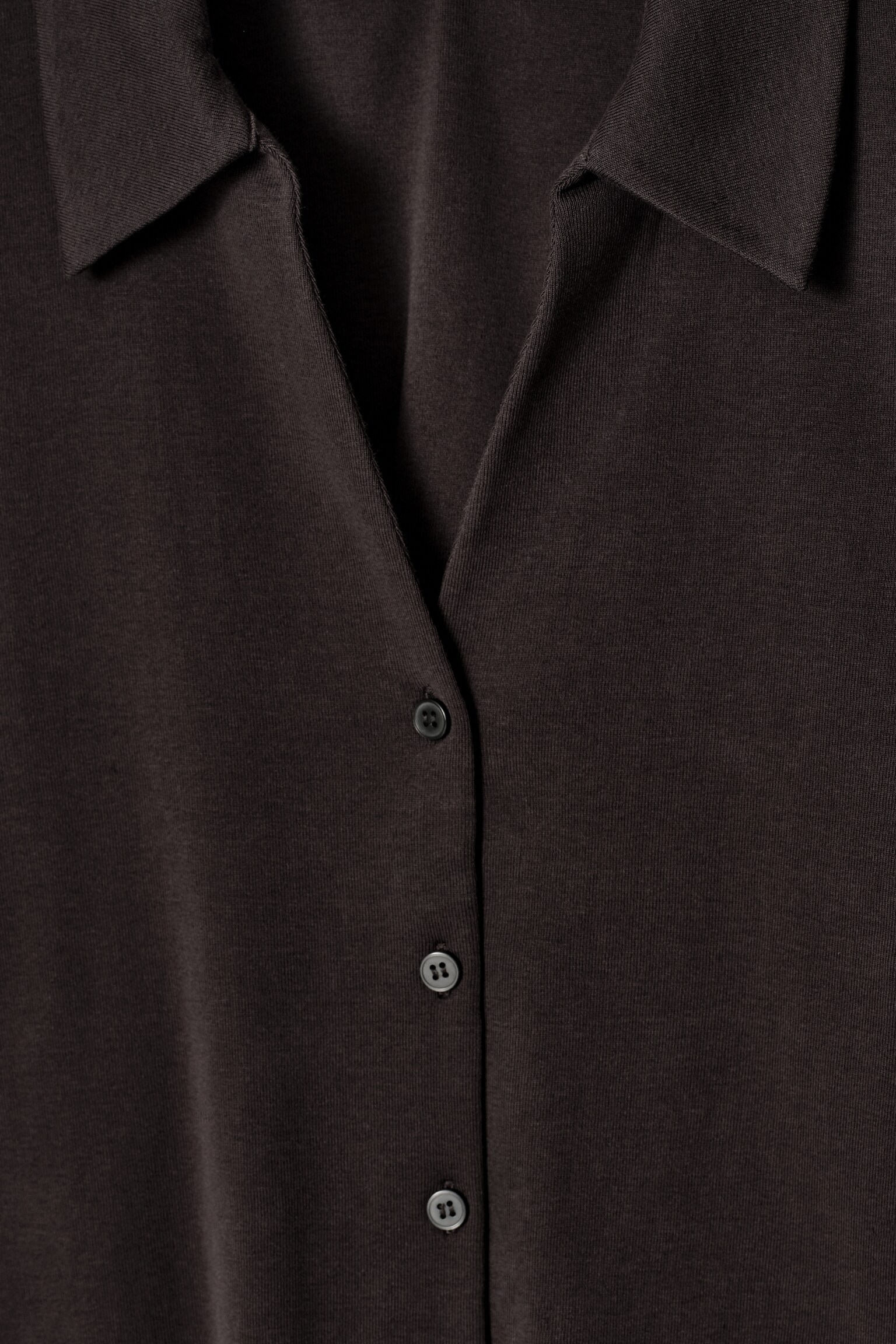 CHEMISE RESORT EN JERSEY - BRUN FONCÉ/BLANC / RAYURES - 6