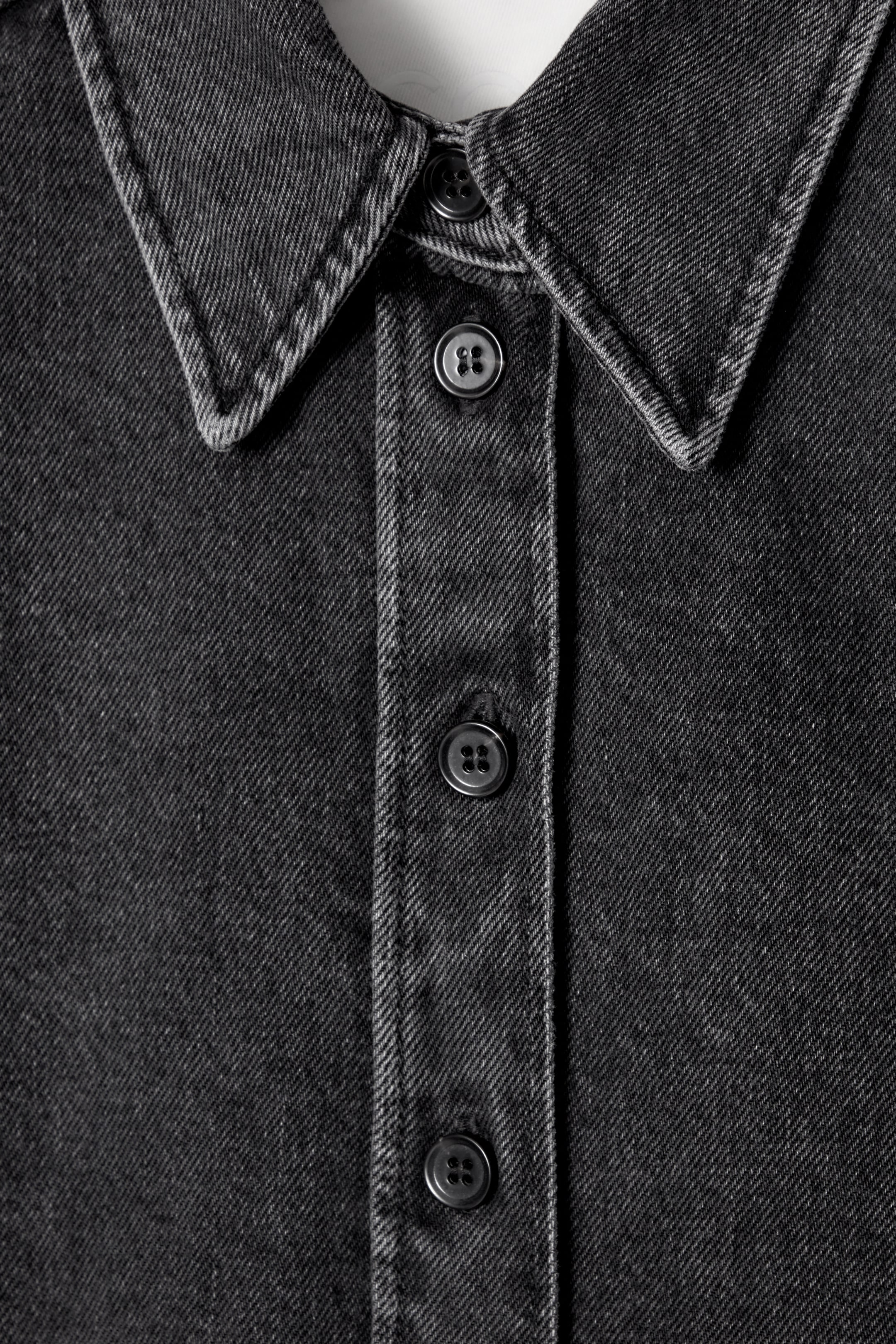 Ingrandisci l'immagine: RELAXED DENIM SHIRT - WASHED BLACK - DONNA | H&M CH 2