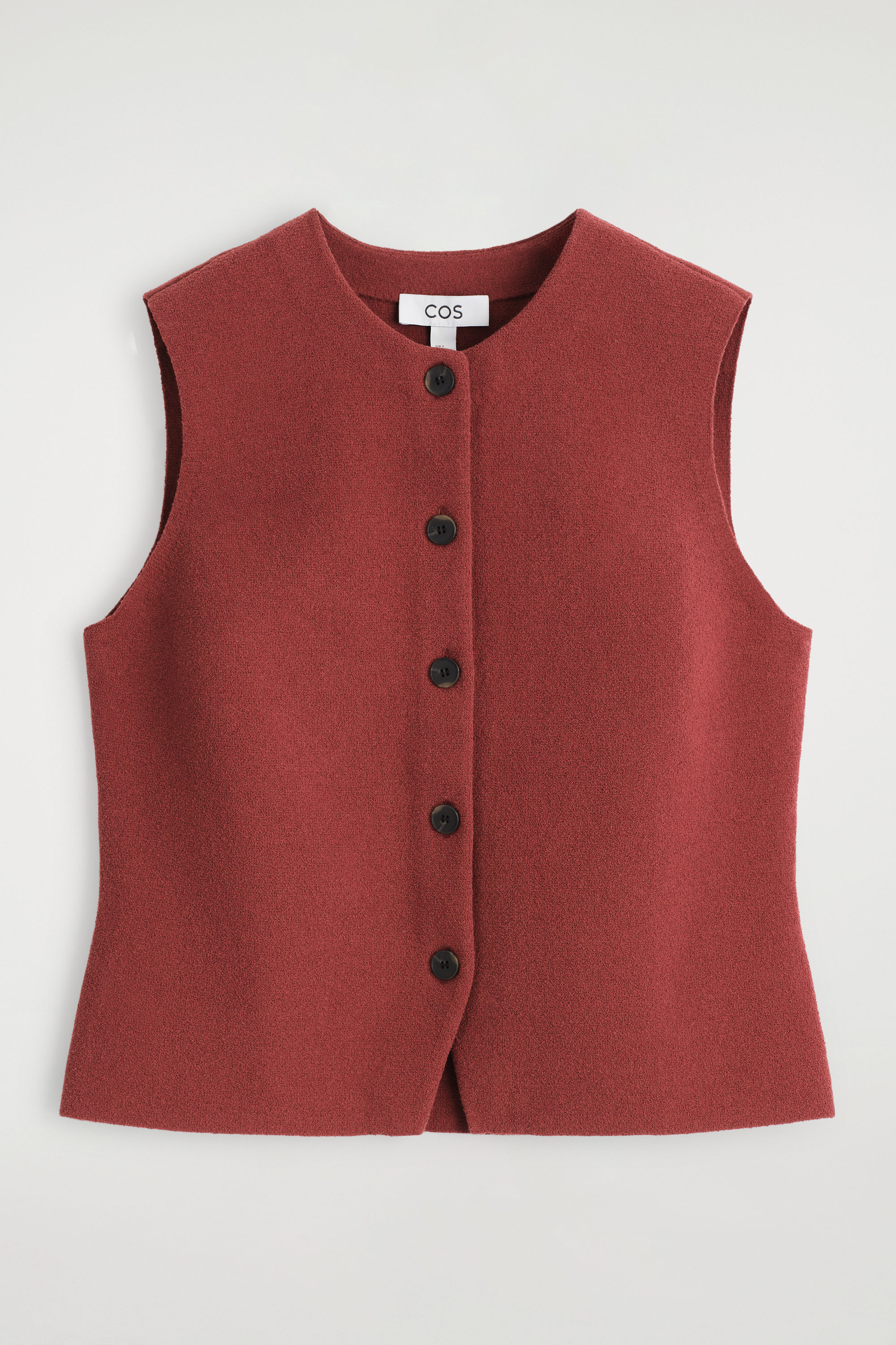 【COS】◆SPREAD COLLAR CARDIGAN - MOLE◆1203300004◆ COS Spread-Collar Textured Alpaca Cardigan in PINK | endource