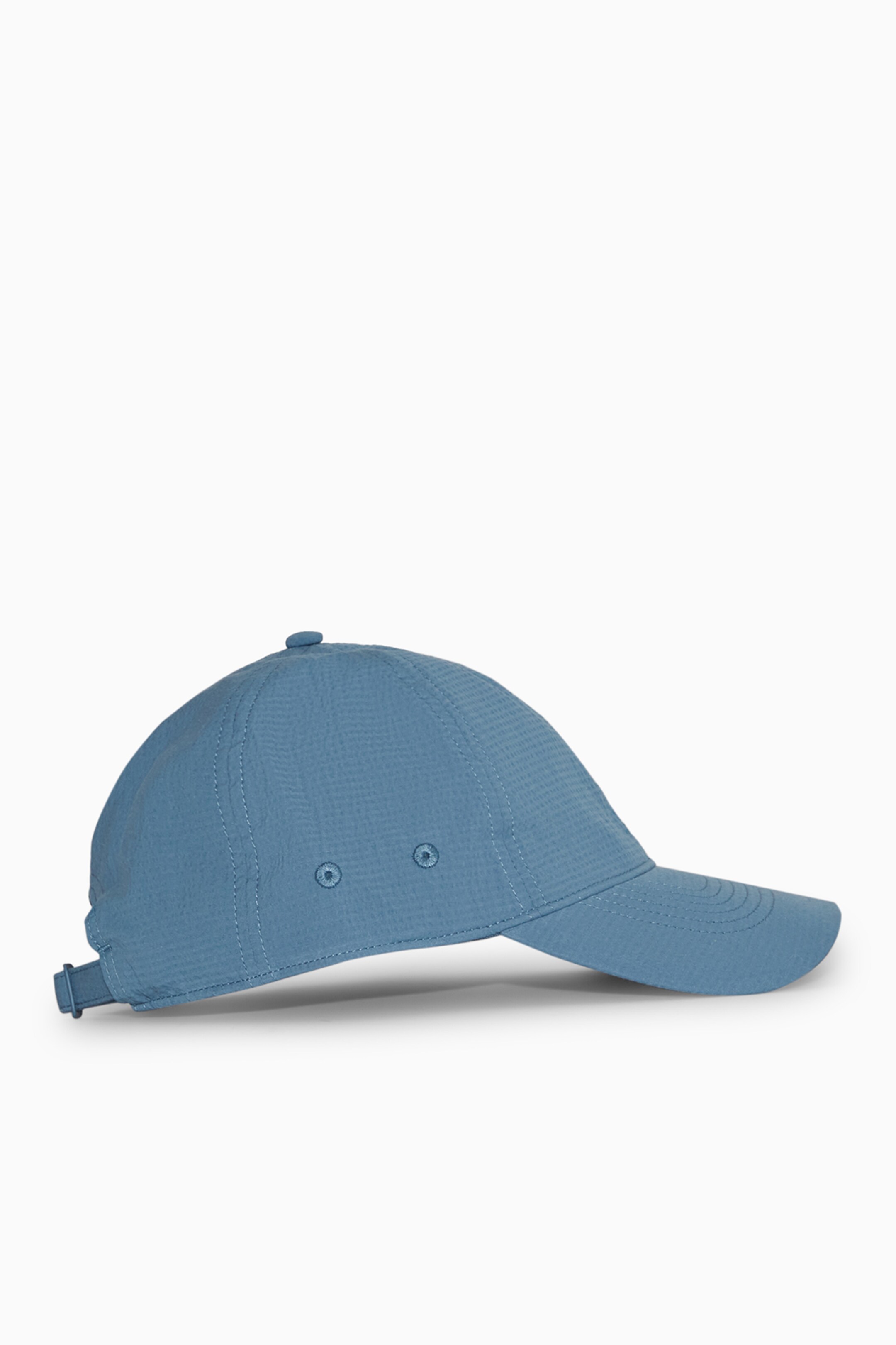 Se større billede: SEERSUCKER BASEBALL CAP - BLUE - HERRE | H&M DK 1