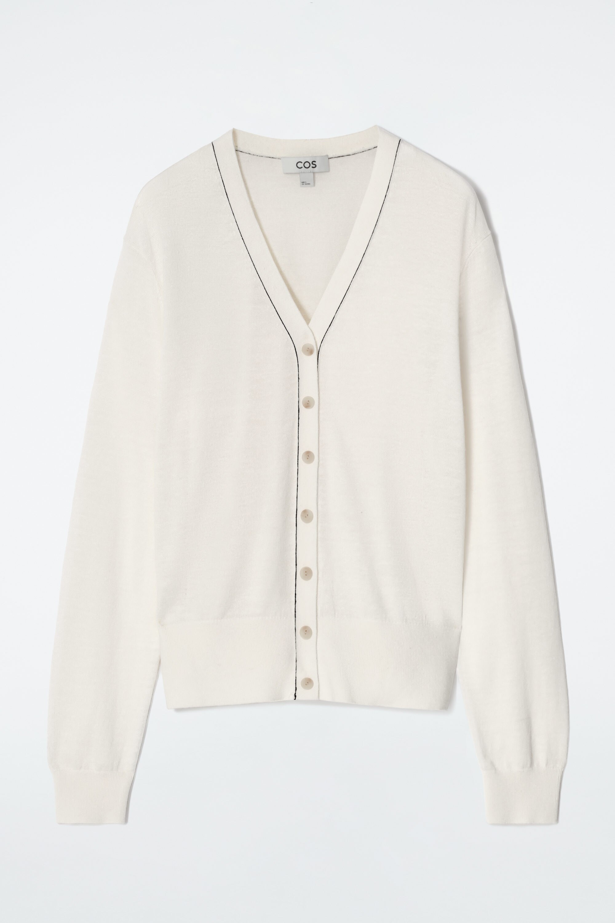 カーディガン V NECK MERINO WOOL CARDIGAN レディース メンズ TEXTURED KNITTED COTTON V-NECK CARDIGAN コットンニットV