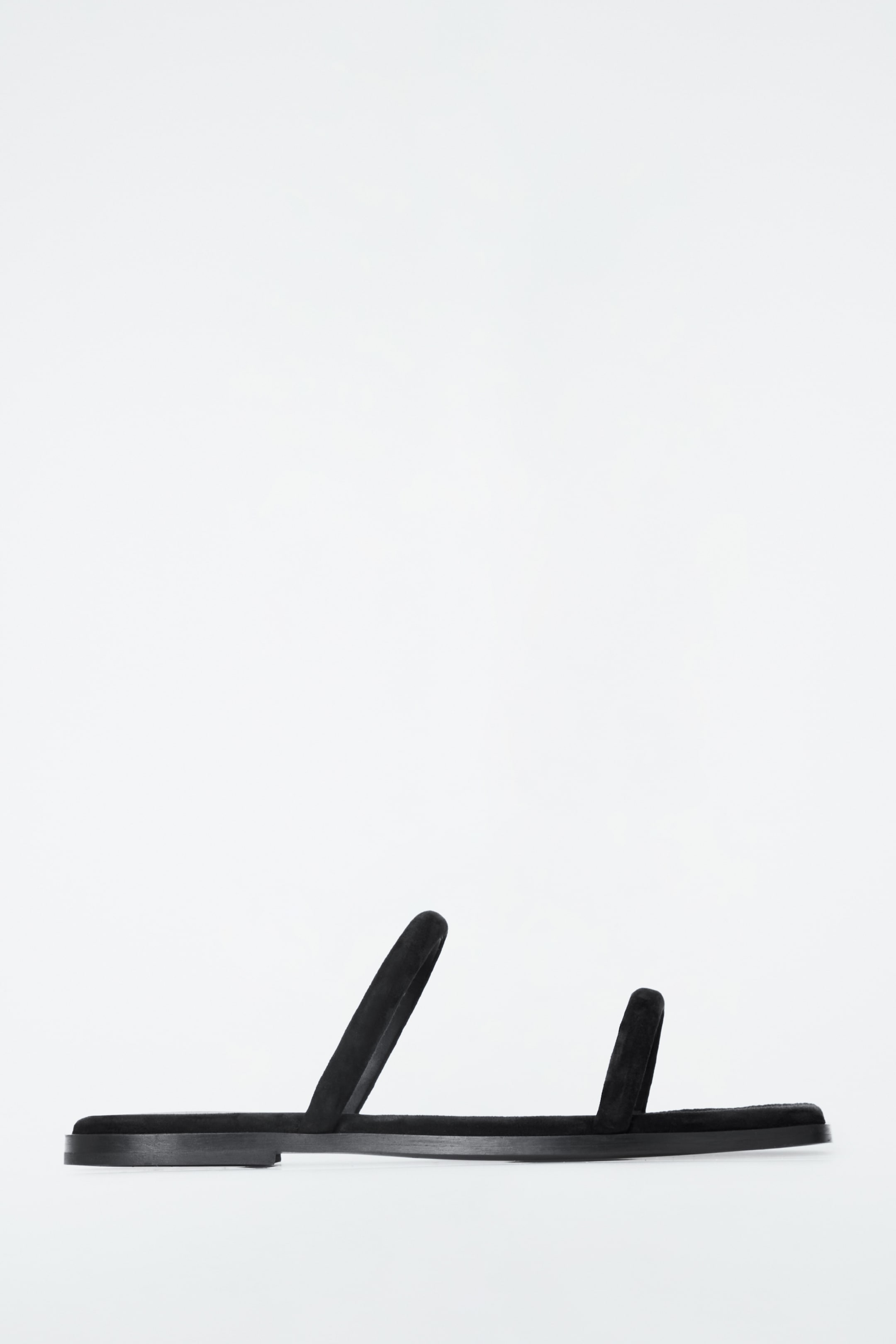 Agrandir l'image: SANDALES EN DAIM MINIMALISTES - NOIR - FEMME | H&M CH 1