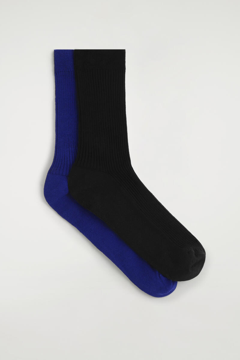 2-Pack Ribbed Socks