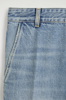 DENIM WIDE-LEG PANTS — BLUE 6