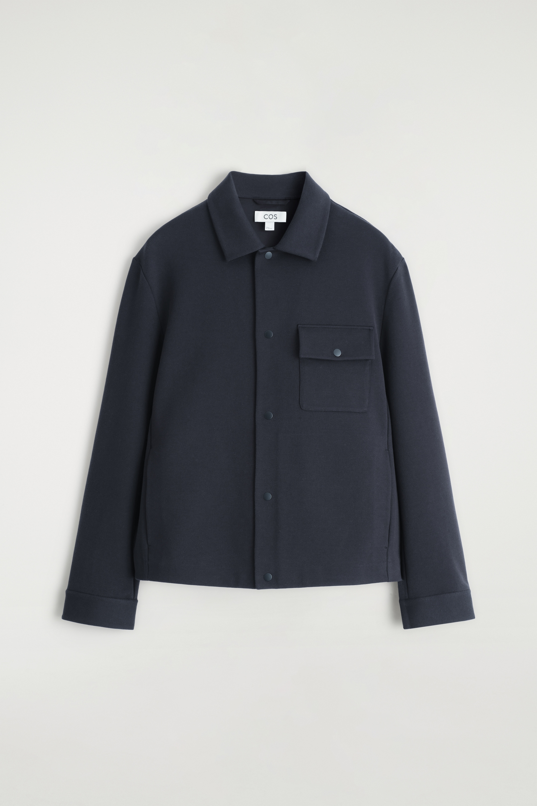 Agrandir l'image: SURCHEMISE EN JERSEY-SERGÉ - BLEU MARINE - HOMME | H&M CH 6