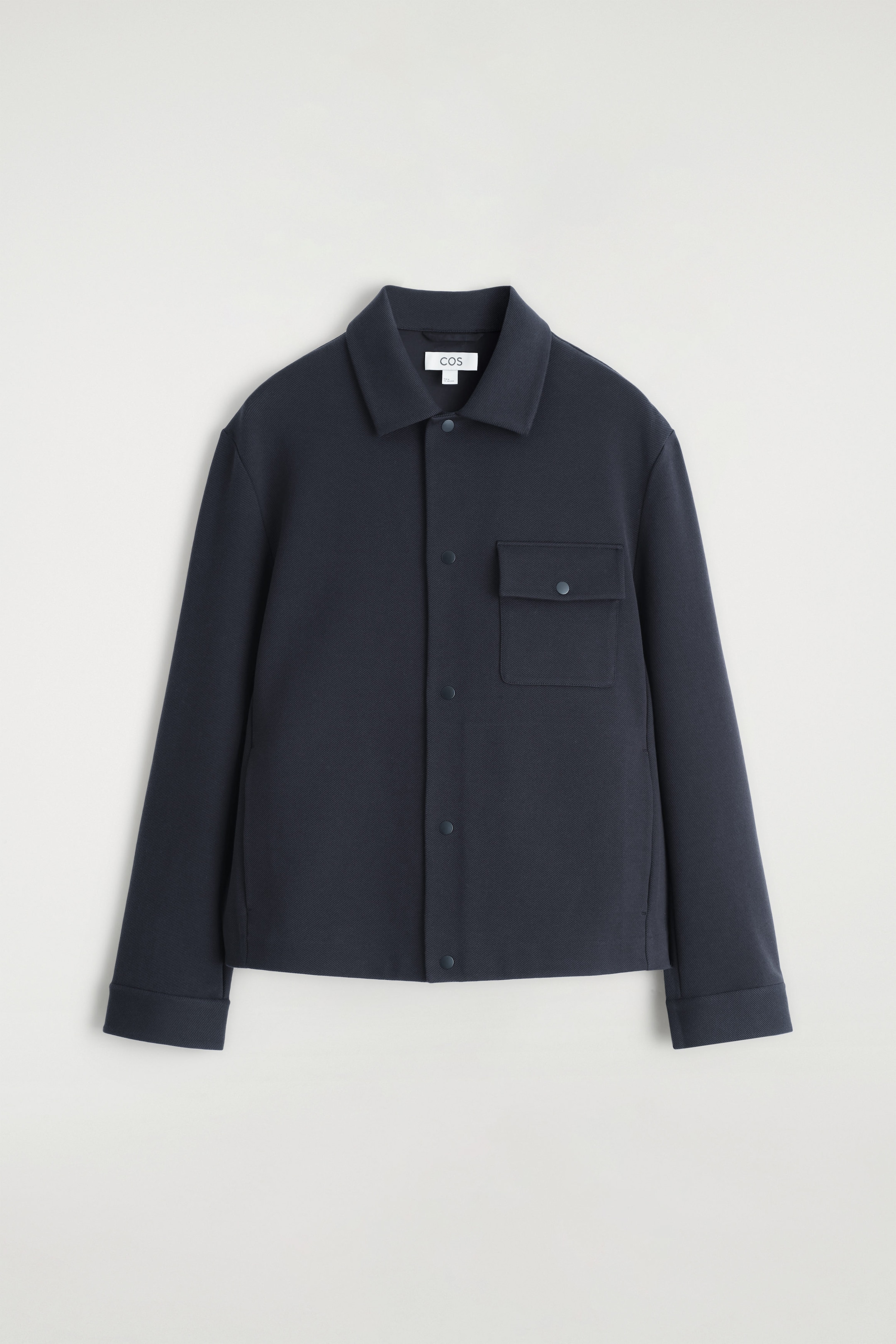 JERSEY-TWILL SHIRT JACKET