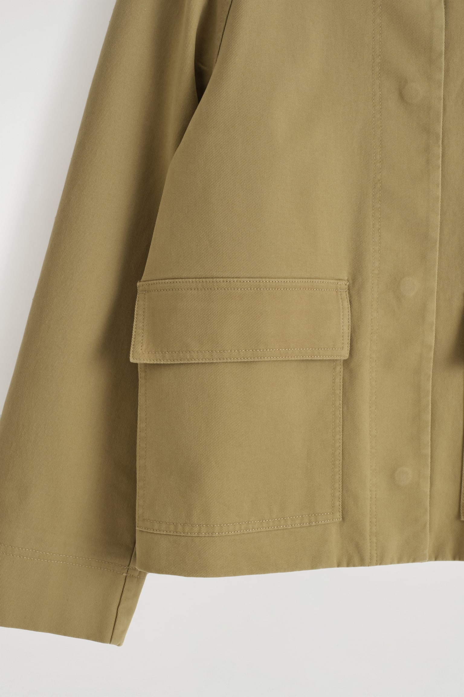UTILITY-JACKE AUS BAUMWOLLE - BEIGE/NAVYBLAU - 4