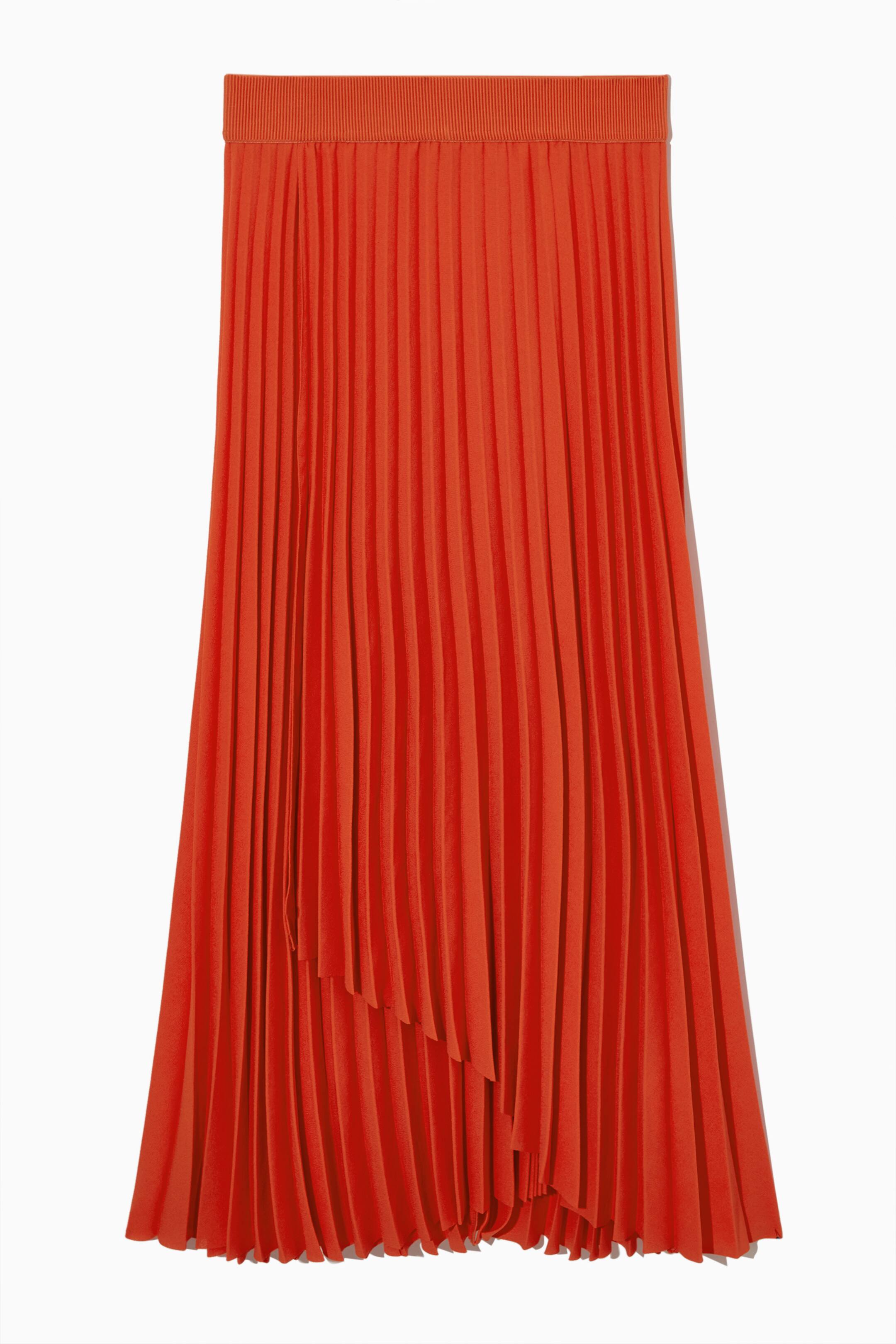 Grotere afbeelding bekijken: PLEATED MAXI SKIRT - ROOD - DAMES | H&M NL 1