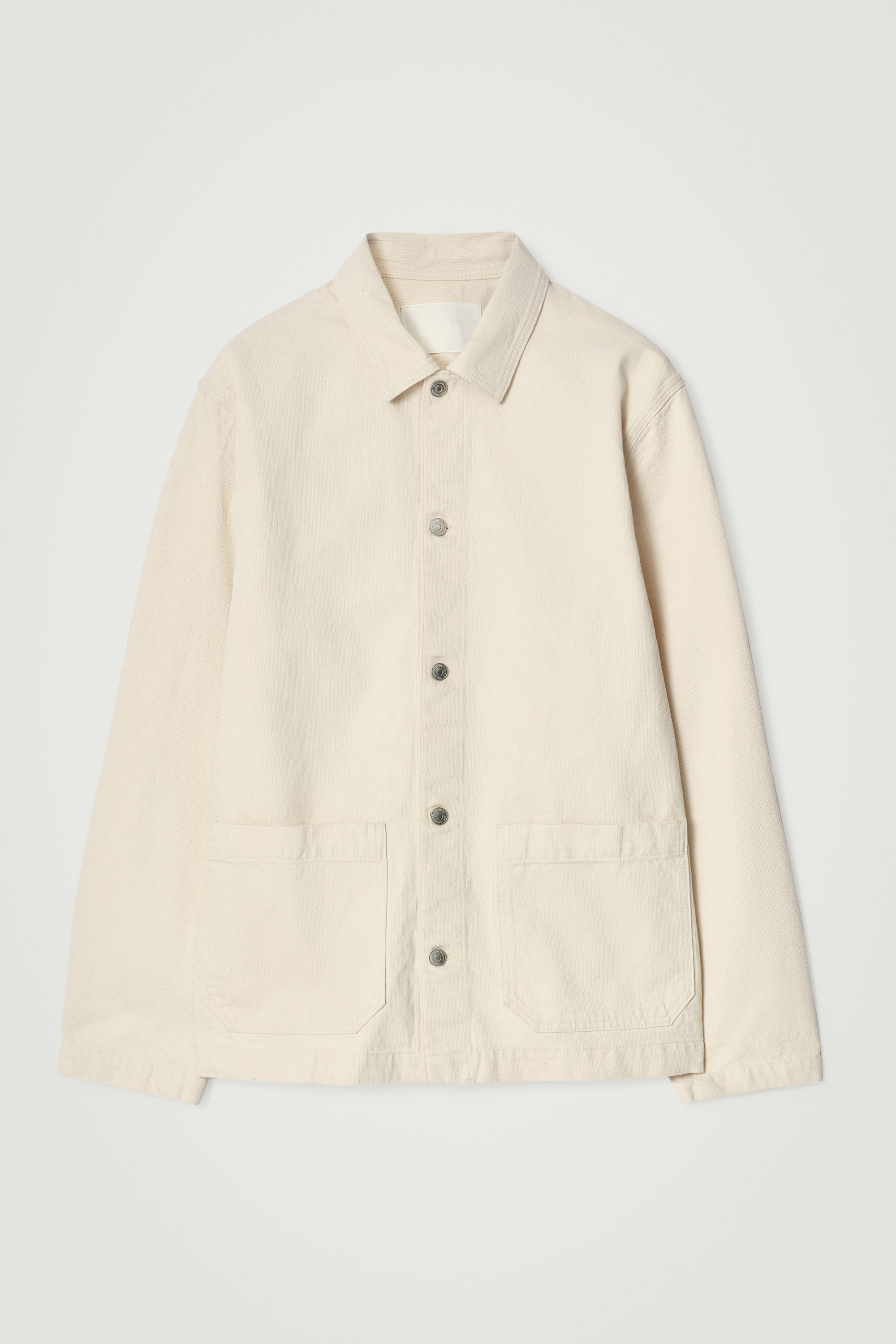 LINEN BOMBER JACKET - STONE | COS