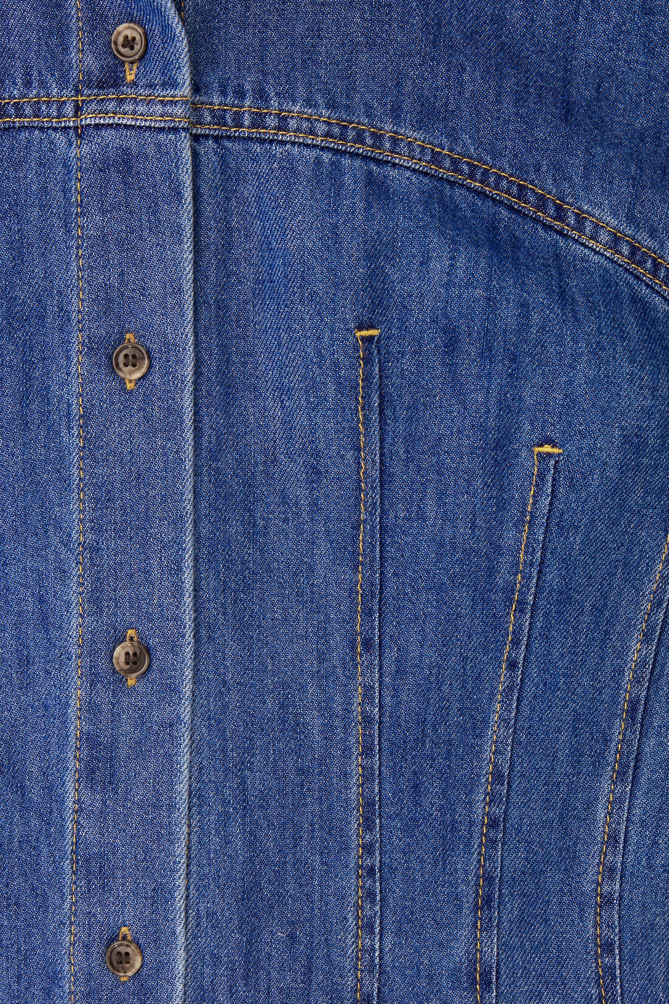 View larger image: OVERSIZED WAISTED DENIM SHIRT DRESS - BLUE - Ladies | H&M GB 3