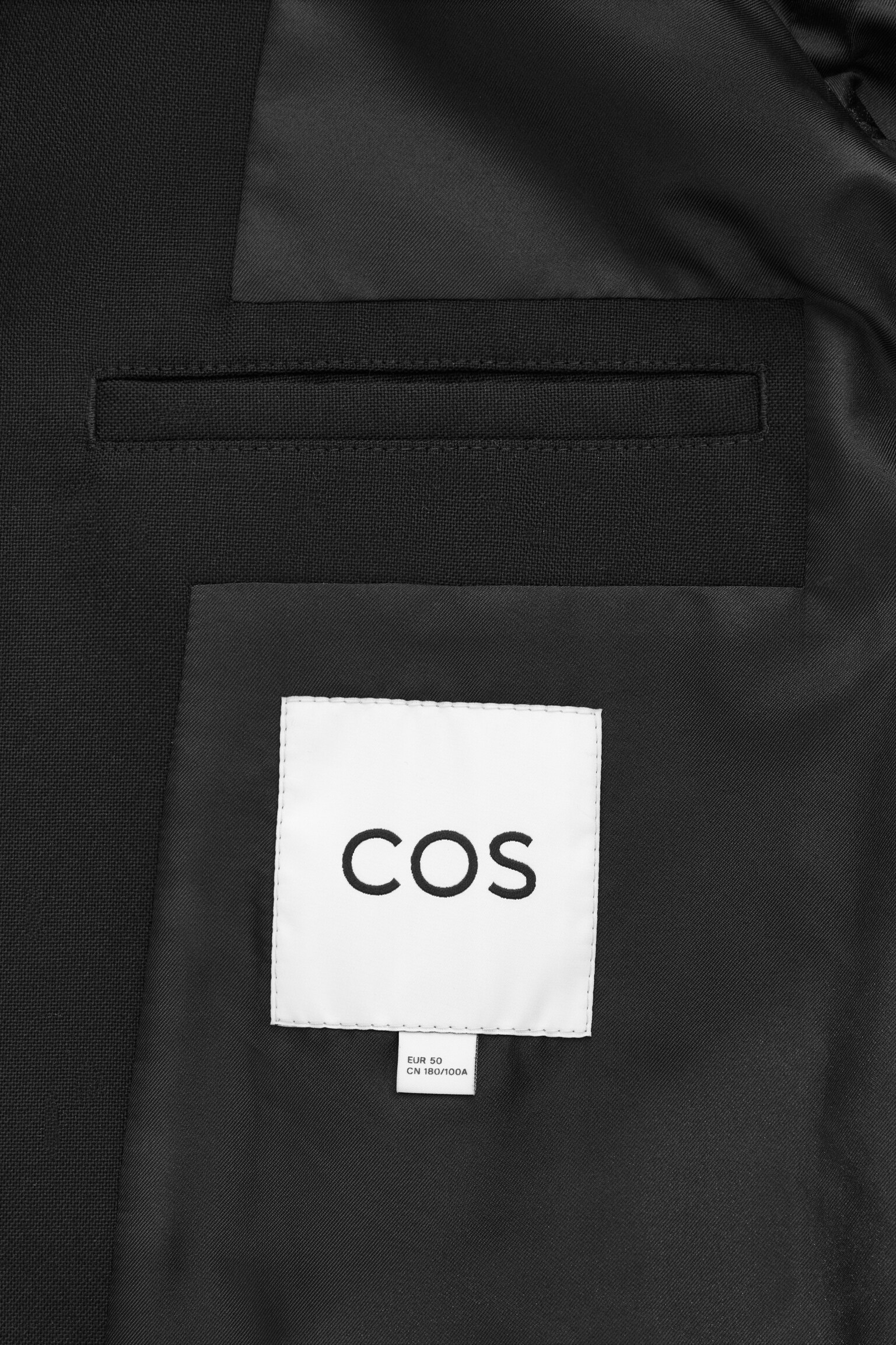 BLAZER FLANELLE LAINE AJUSTÉ - REGULAR - NOIR - 2