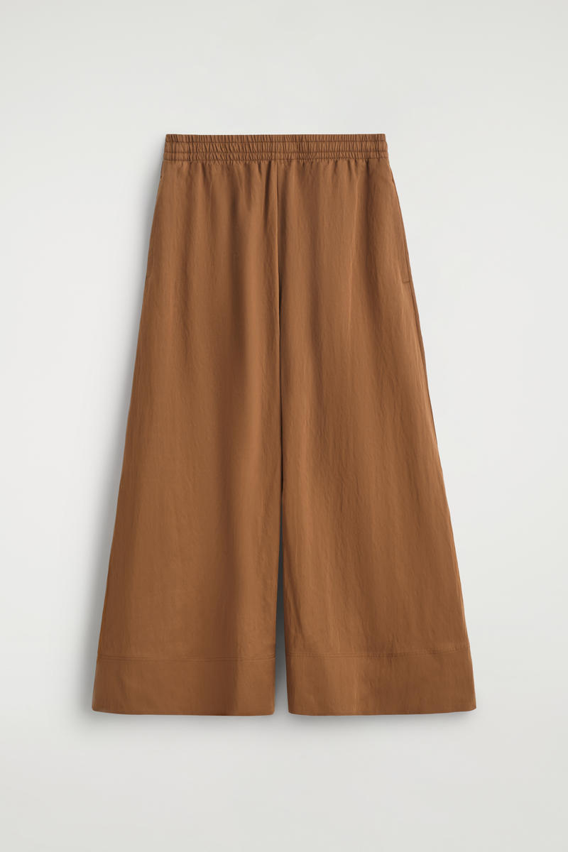 Cos Voluminous Culottes In Brown
