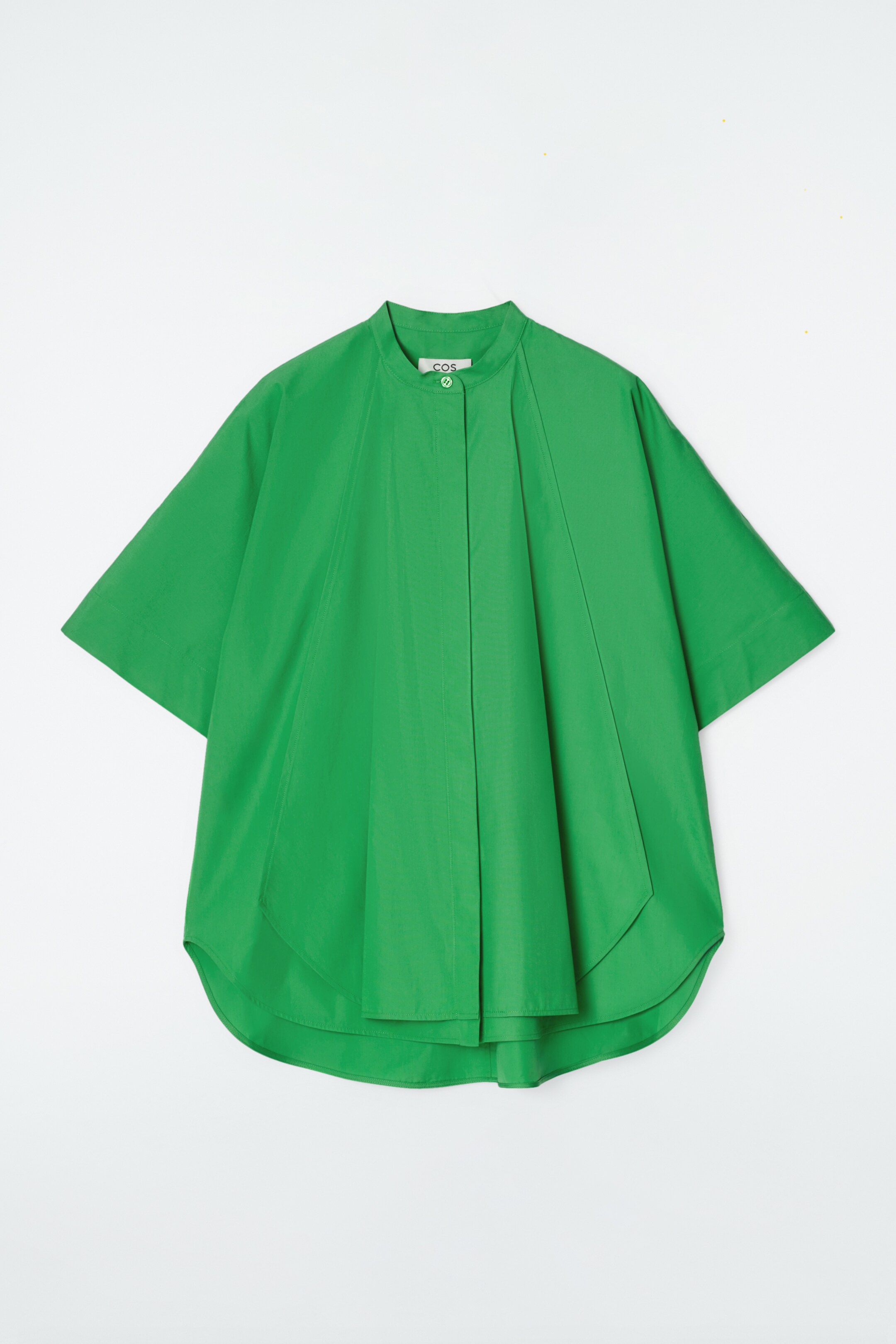 Agrandir l'image: CHEMISE OVERSIZE À OURLET ARRONDI EN COTON - VERT - FEMME | H&M CH 6