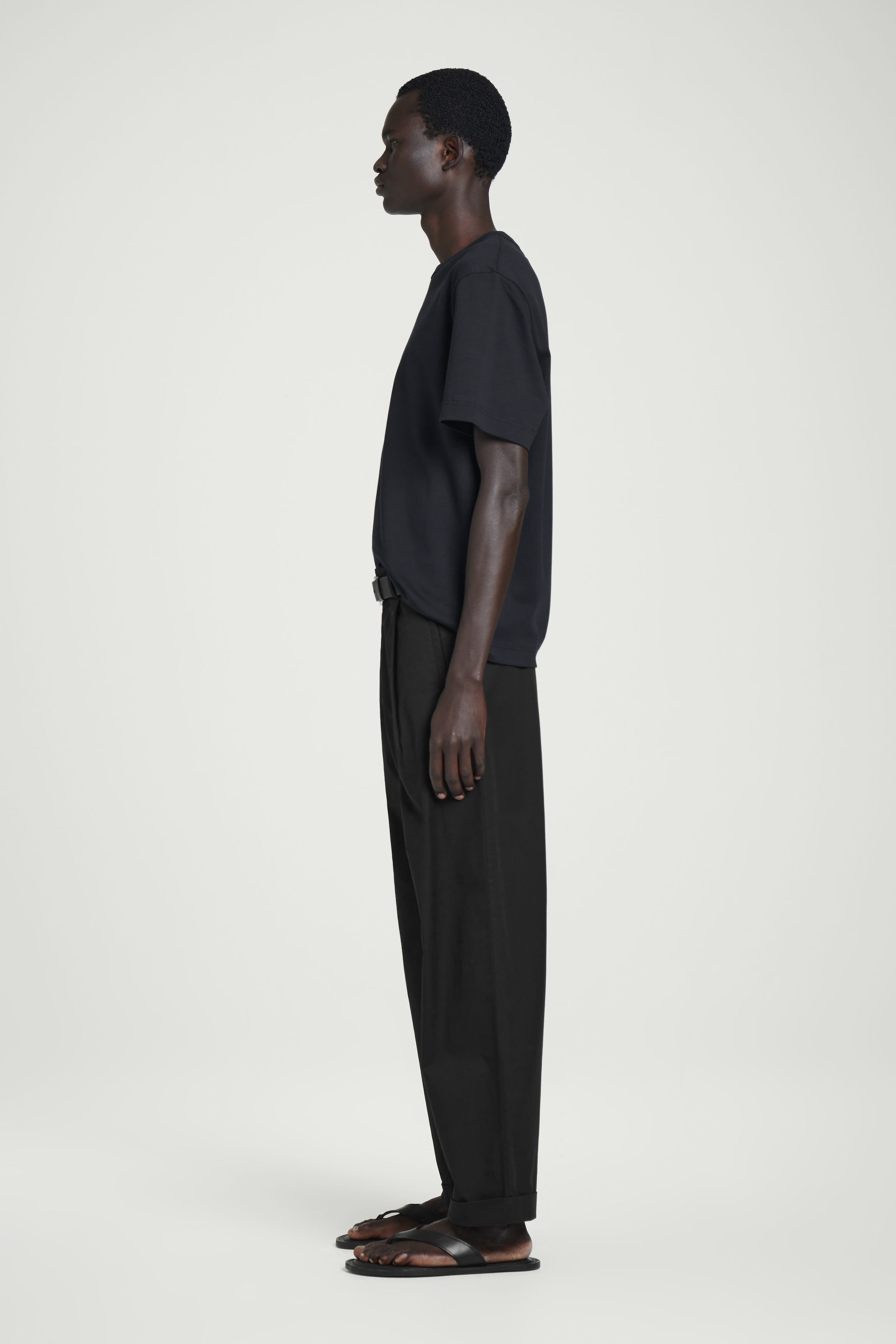 INTERLOCK COTTON CREW-NECK T-SHIRT