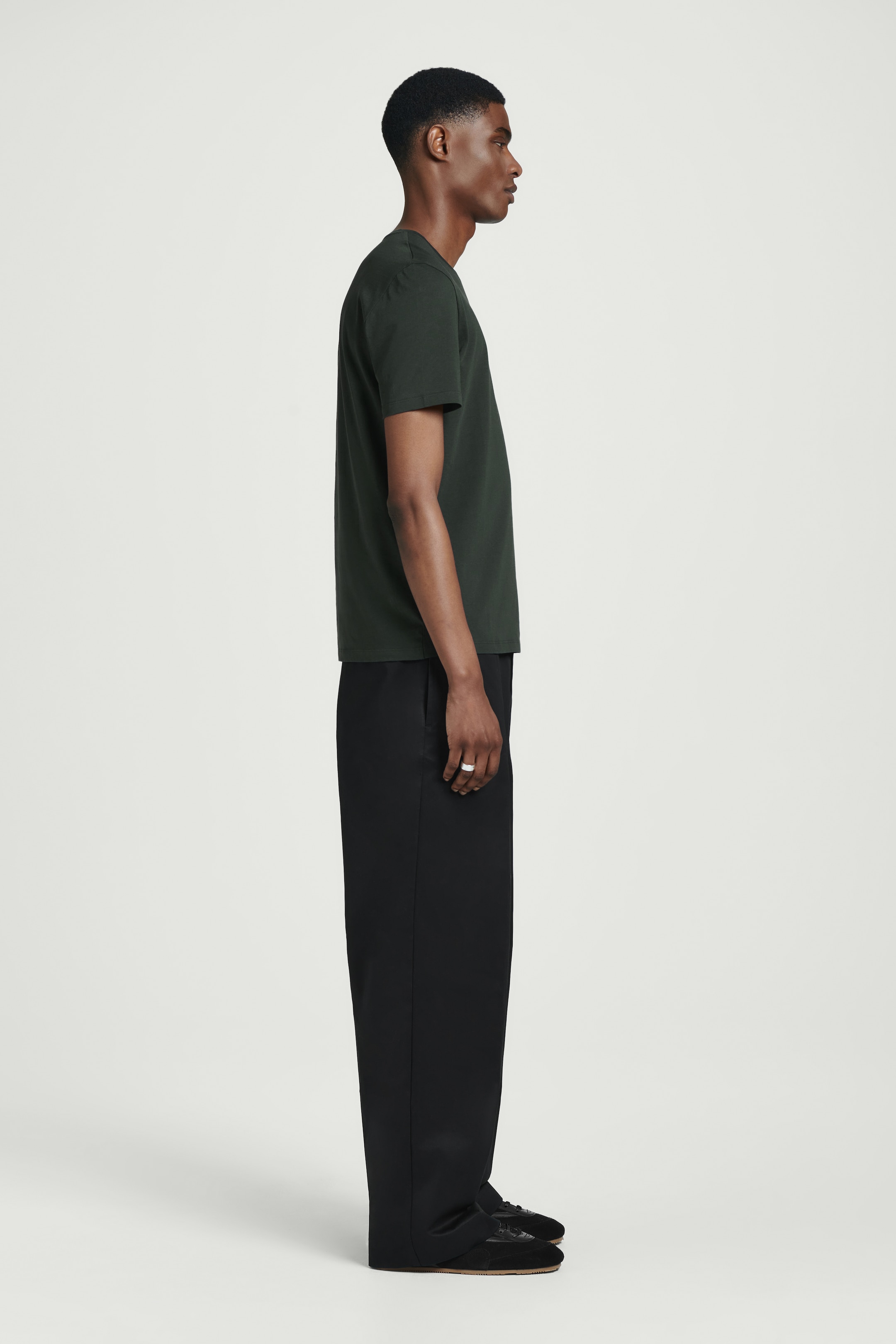 Agrandir l'image: T-SHIRT REGULAR EN COTON - Vert foncé - HOMME | H&M FR 4
