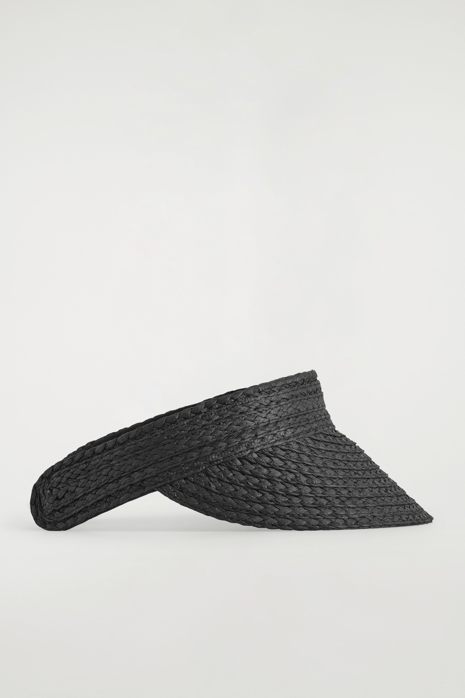 VISERA TRENZADA DE PAPEL - NEGRO - 2