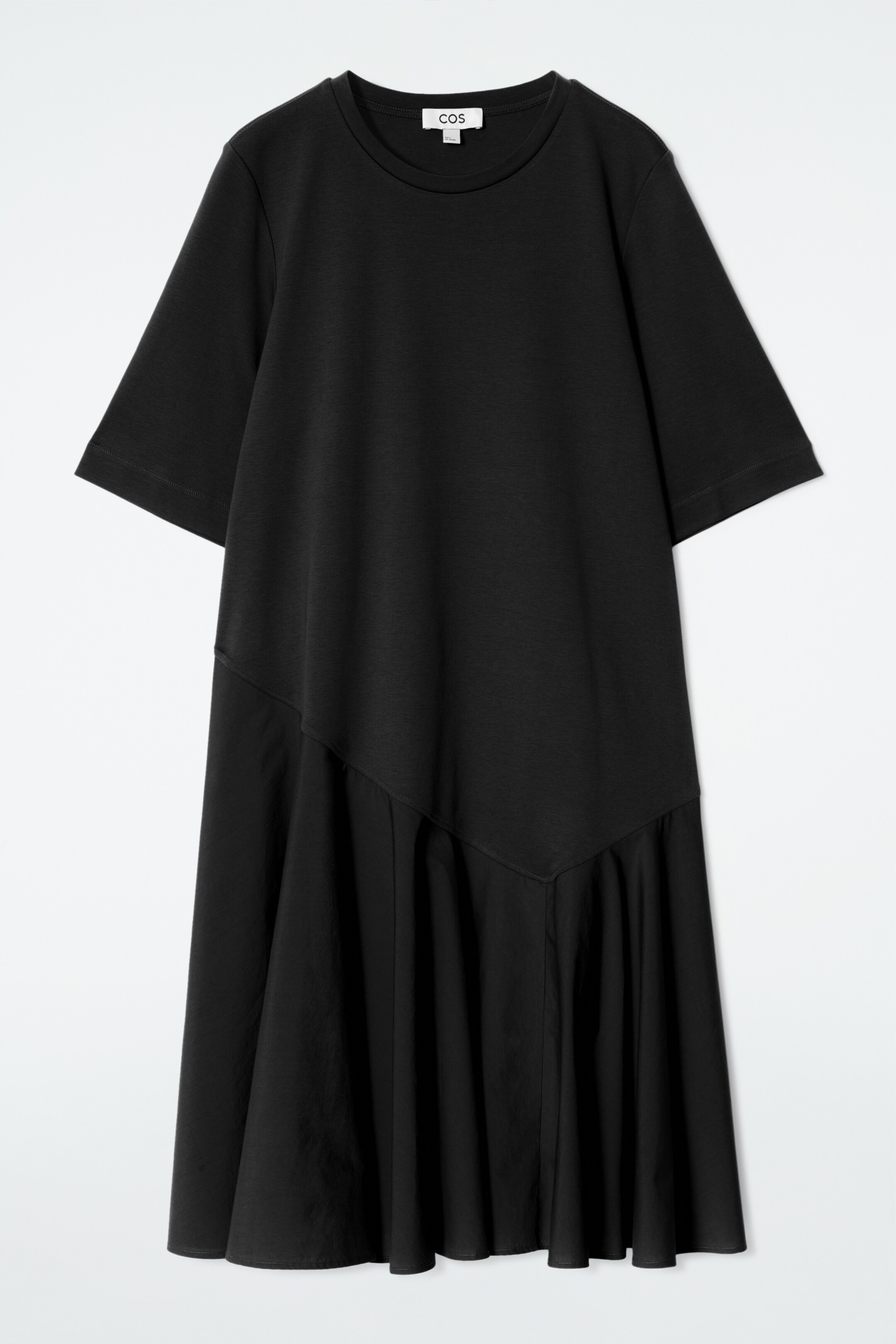 Visualizza immagine più grande: MINI ABITO T-SHIRT ASIMMETRICO - NERO - DONNA | H&M IT 5