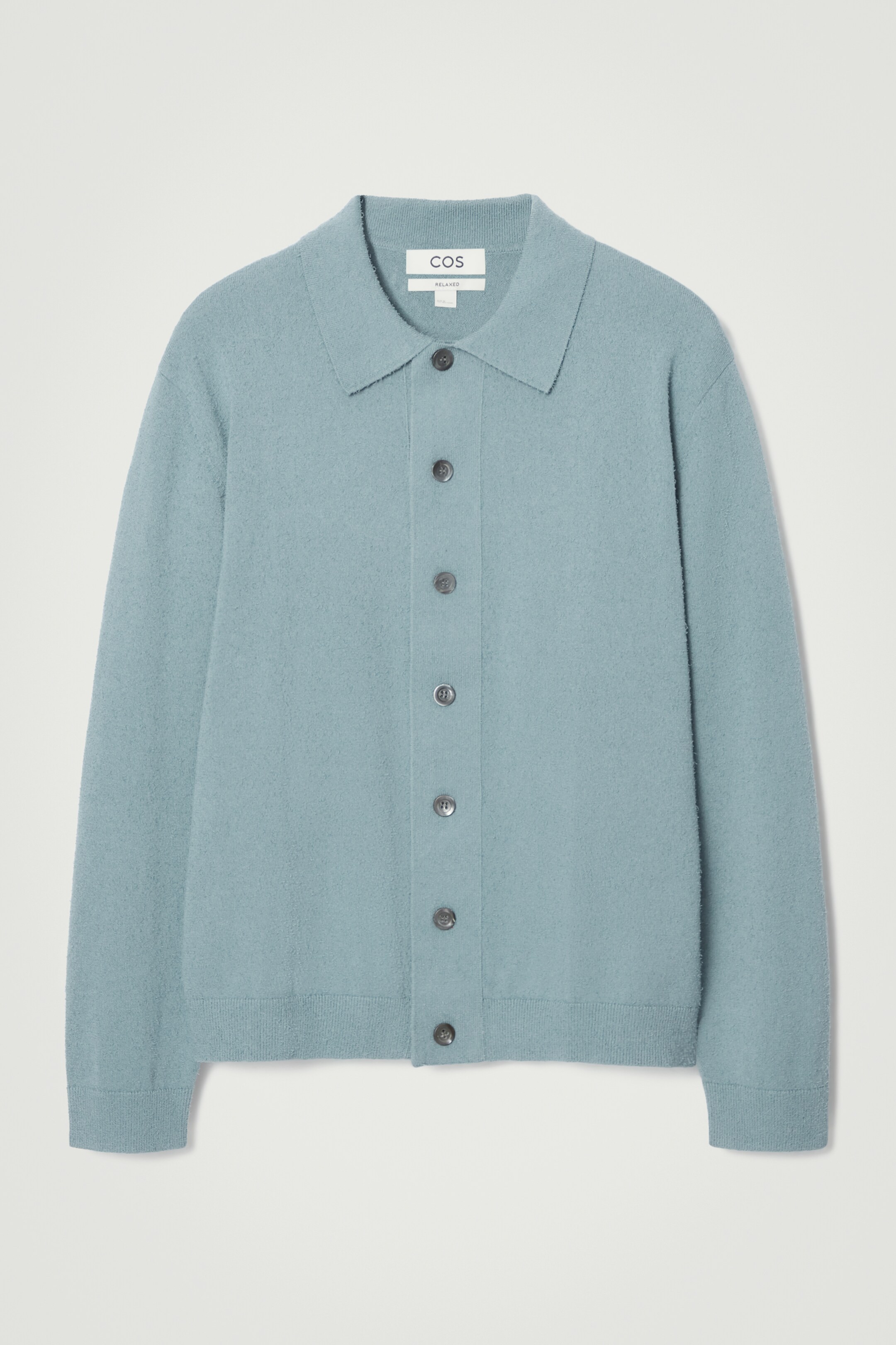 Ingrandisci l'immagine: RELAXED TEXTURED-KNIT COTTON OVERSHIRT - TURQUOISE - UOMO | H&M CH 1