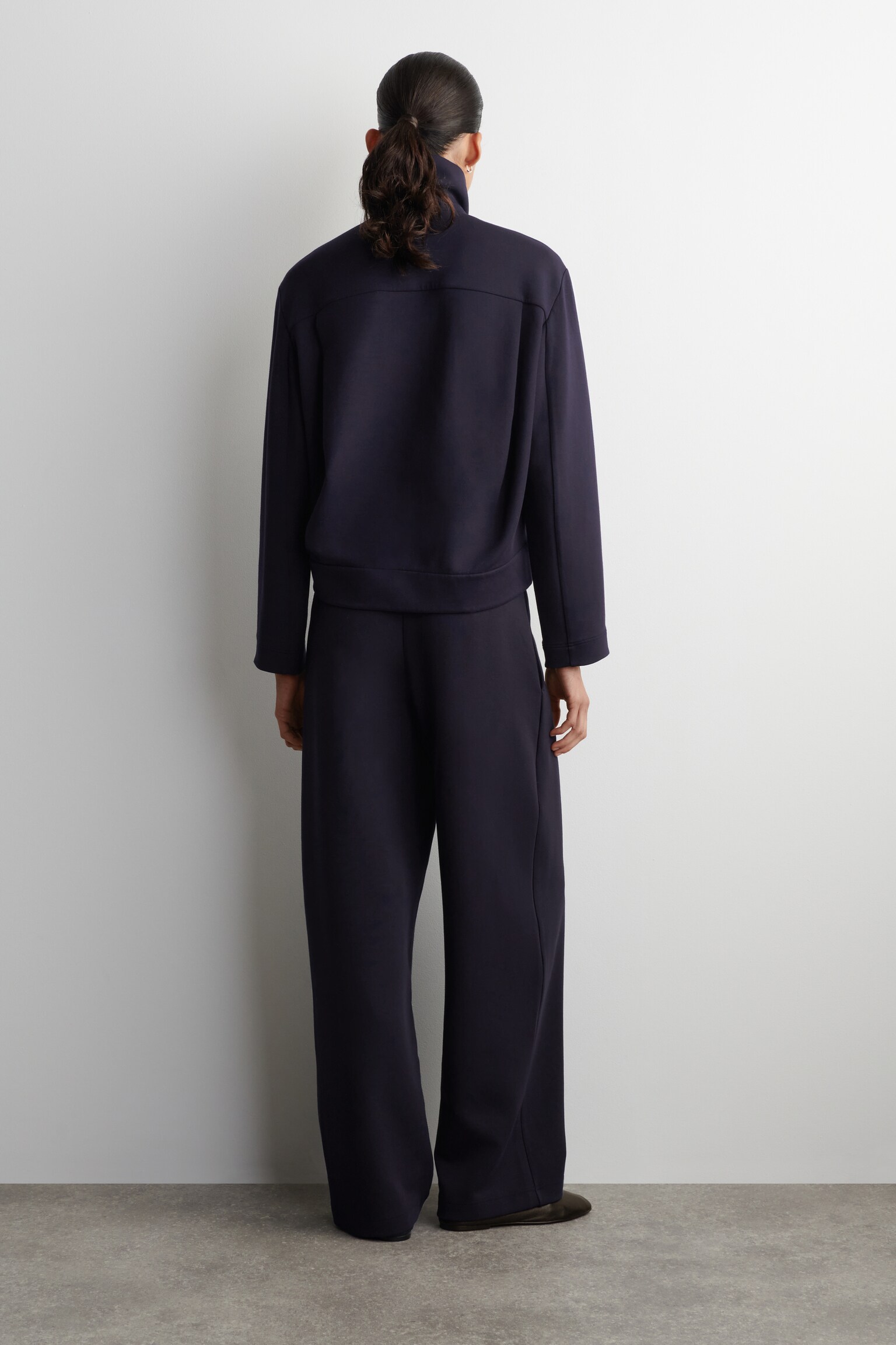 SCUBA BARREL-LEG JOGGERS - NAVY/BORDEAUX - 6