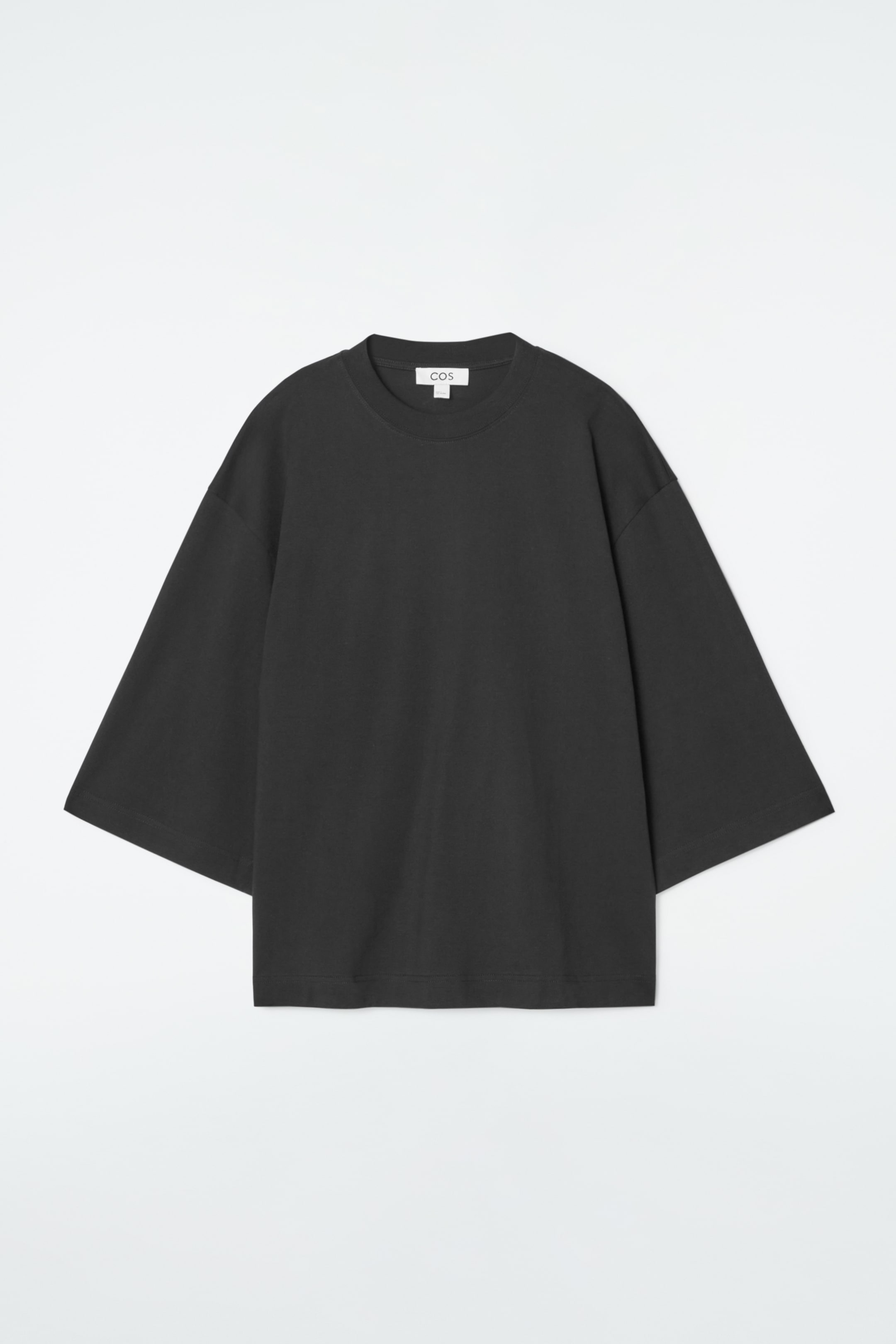 Grösseres Bild ansehen: TRAPEZFÖRMIGES LOCKERES T-SHIRT - SCHWARZ - DAMEN | H&M CH 1