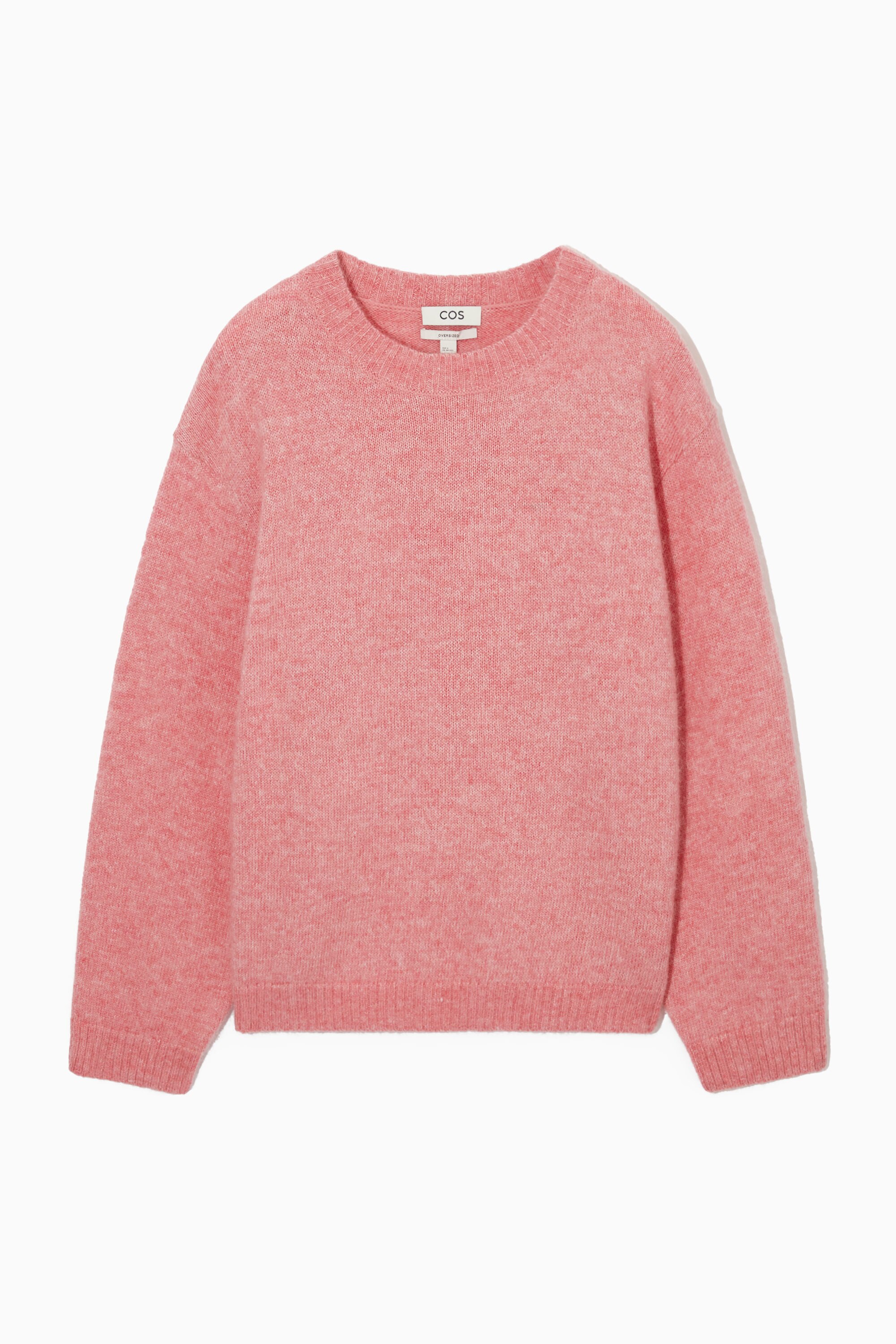 OVERSIZED ALPACA-BLEND JUMPER - LIGHT PINK MÉLANGE | COS