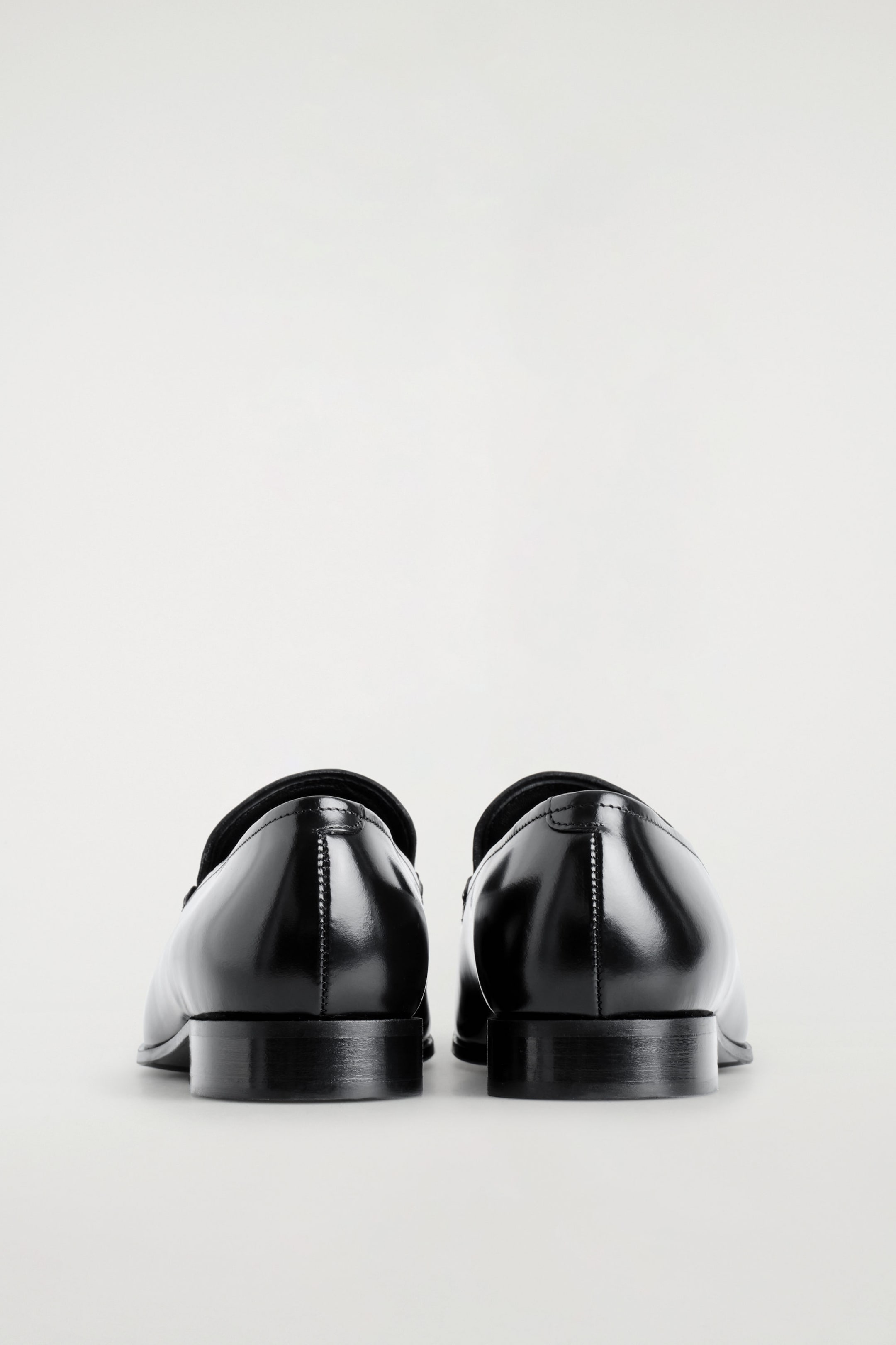 POLISHED-LEATHER LOAFERS