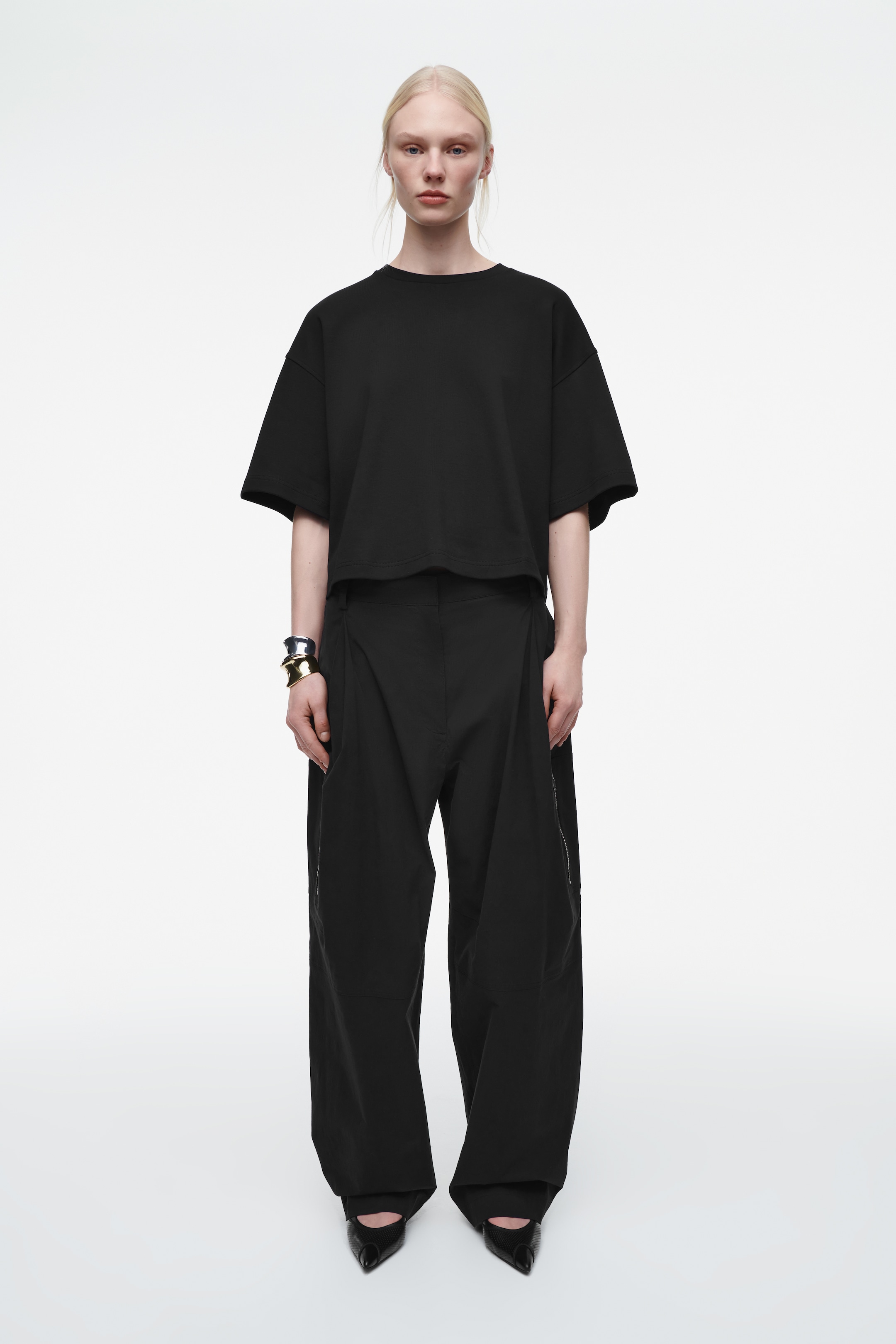 Grotere afbeelding bekijken: Oversized boxy T-shirt - ZWART - DAMES | H&M BE 3