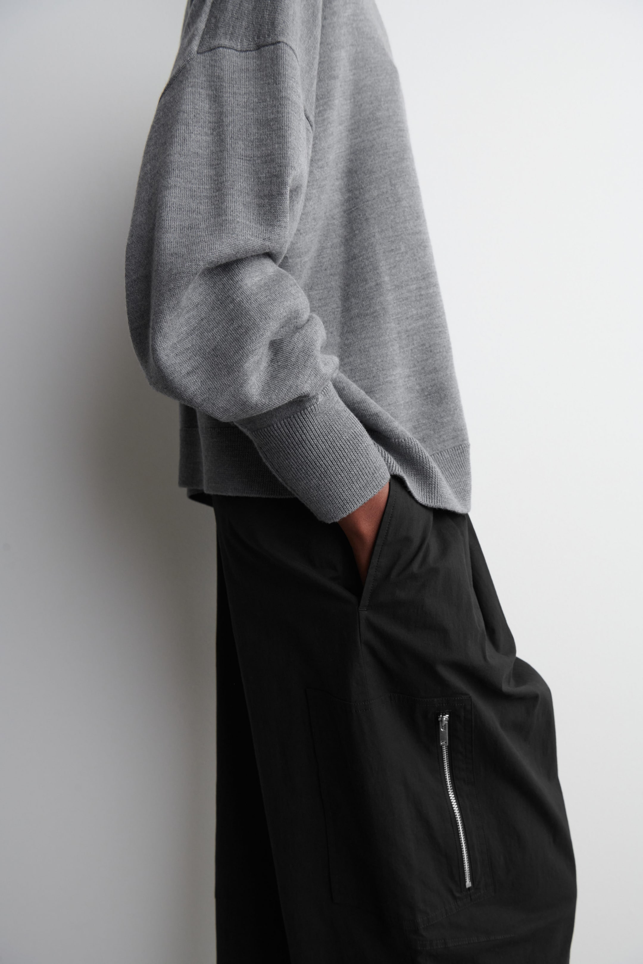 MERINO WOOL CREW-NECK SWEATER