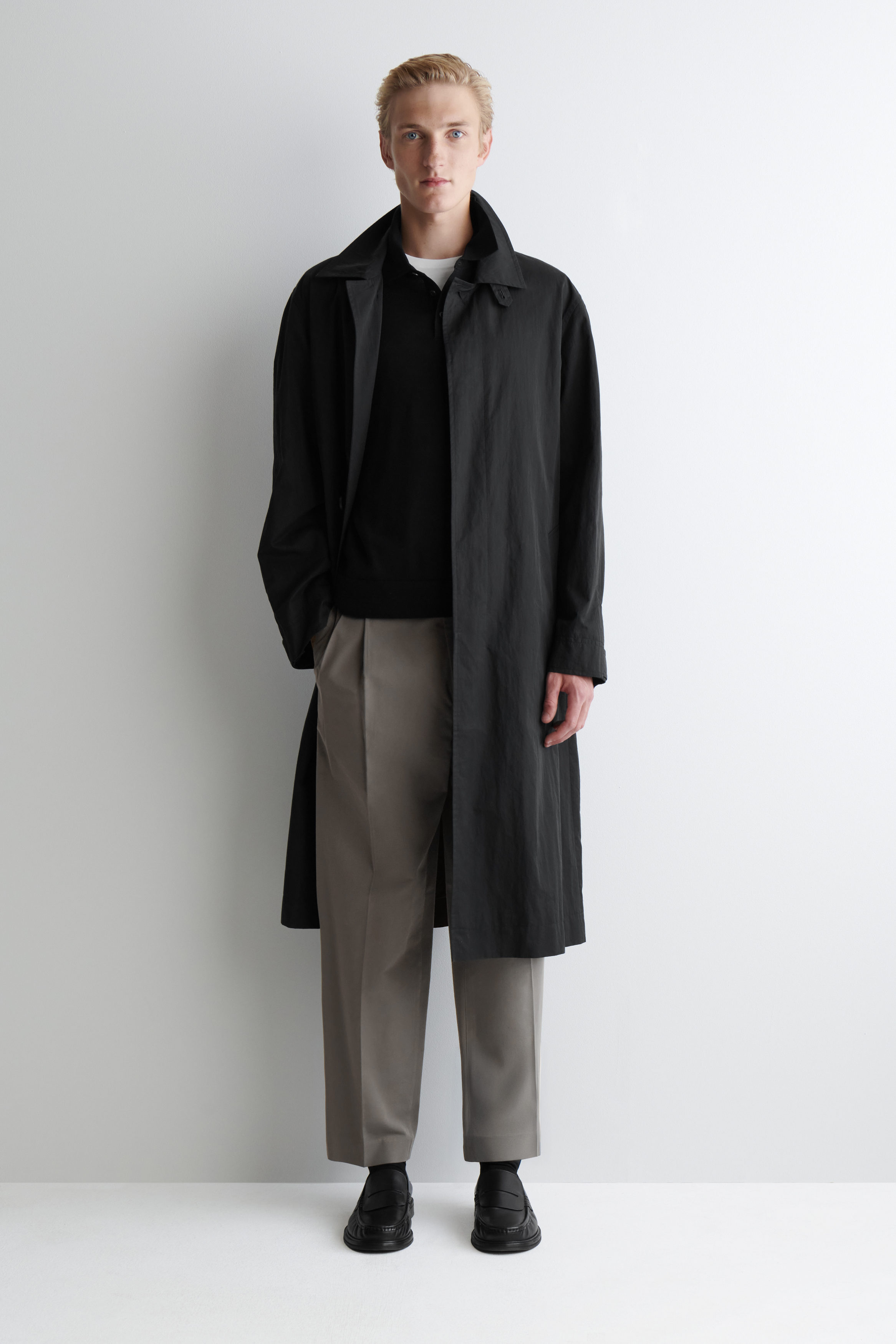 COS 24AW ハウンドトゥースブークレオーバーコート HOUNDSTOOTH BOUCLE OVERCOAT ハウンドトゥースブークレオーバー