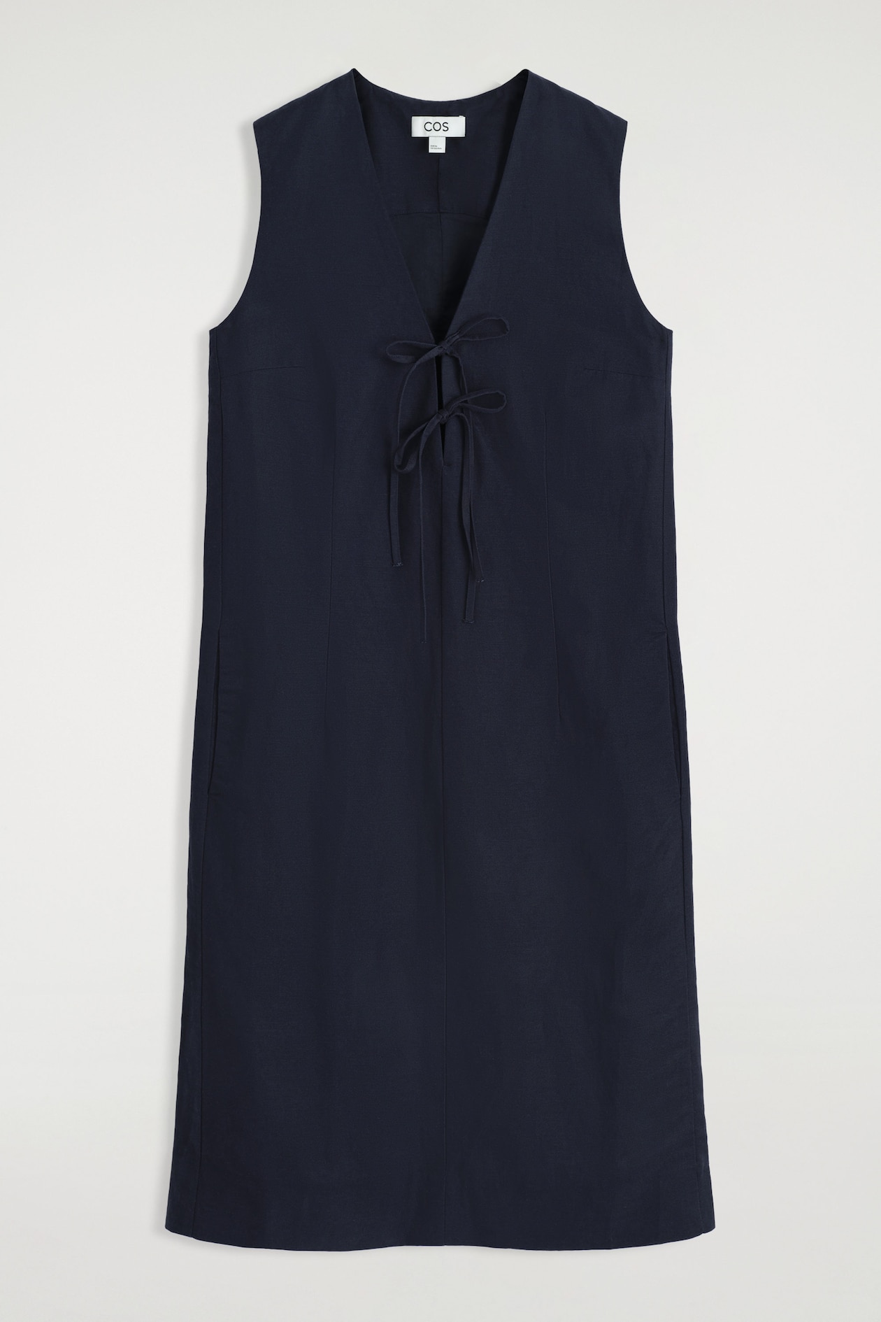a line button front dress Amal Button Front Sweater Dress
