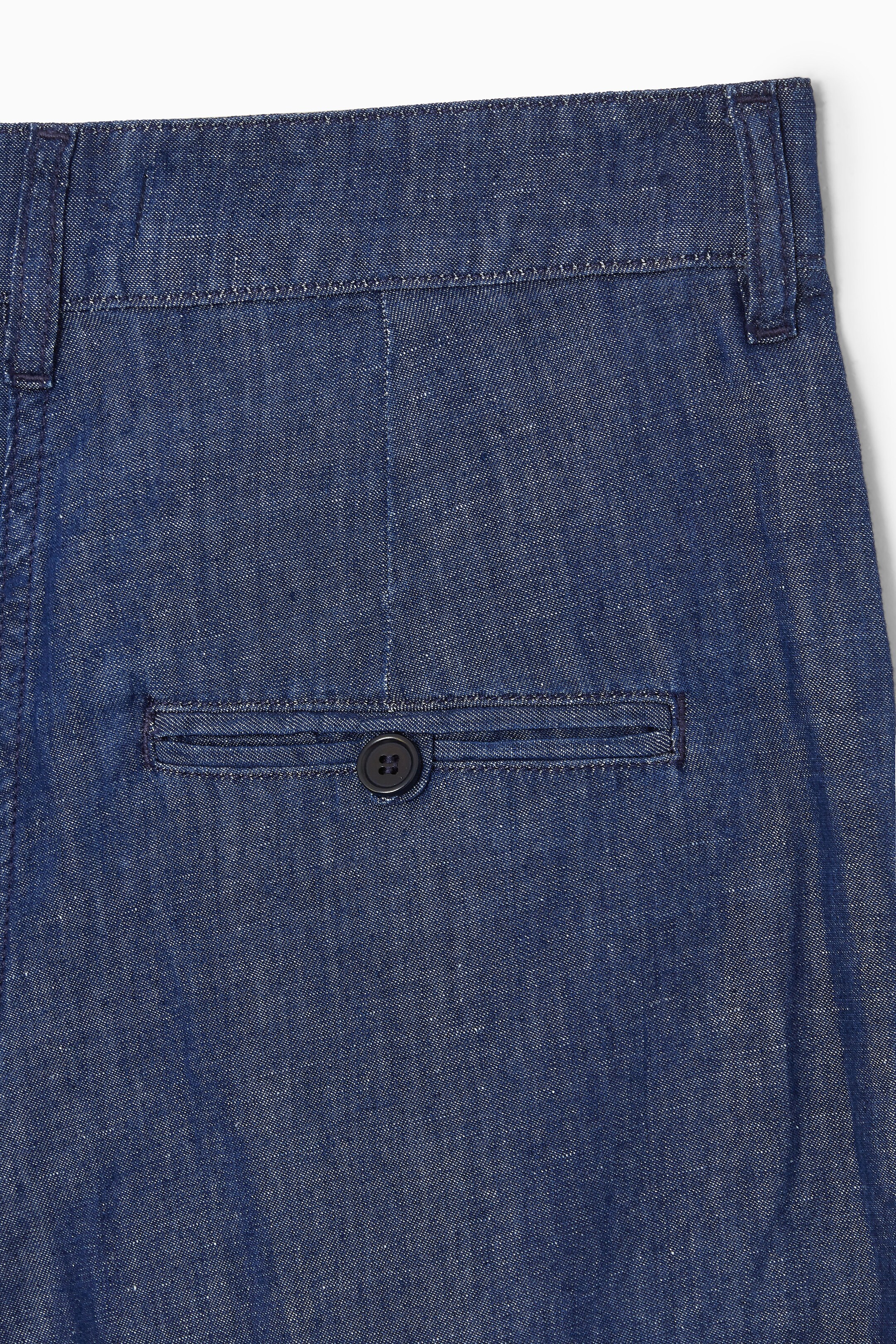 Agrandir l'image: PANTALON DE TAILLEUR LARGE DENIM - BLEU - FEMME | H&M CH 2